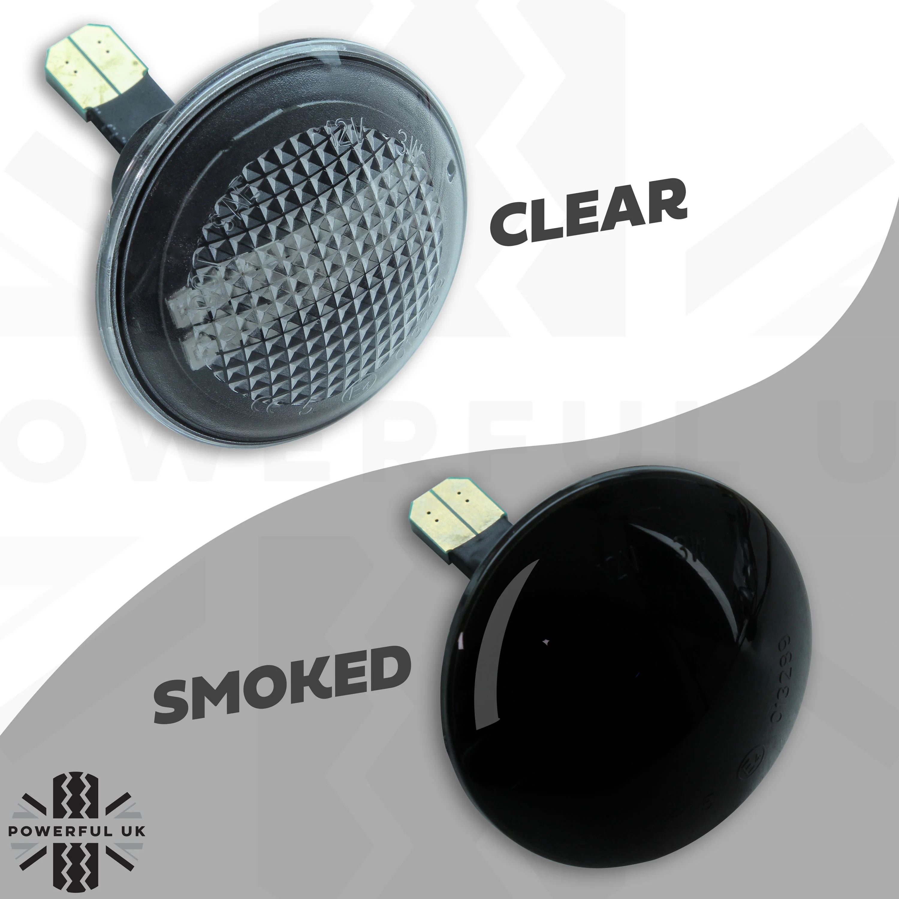 LED Dynamic Sweep Side Repeaters for Range Rover L322 (Pair) - Smoked - Image 7