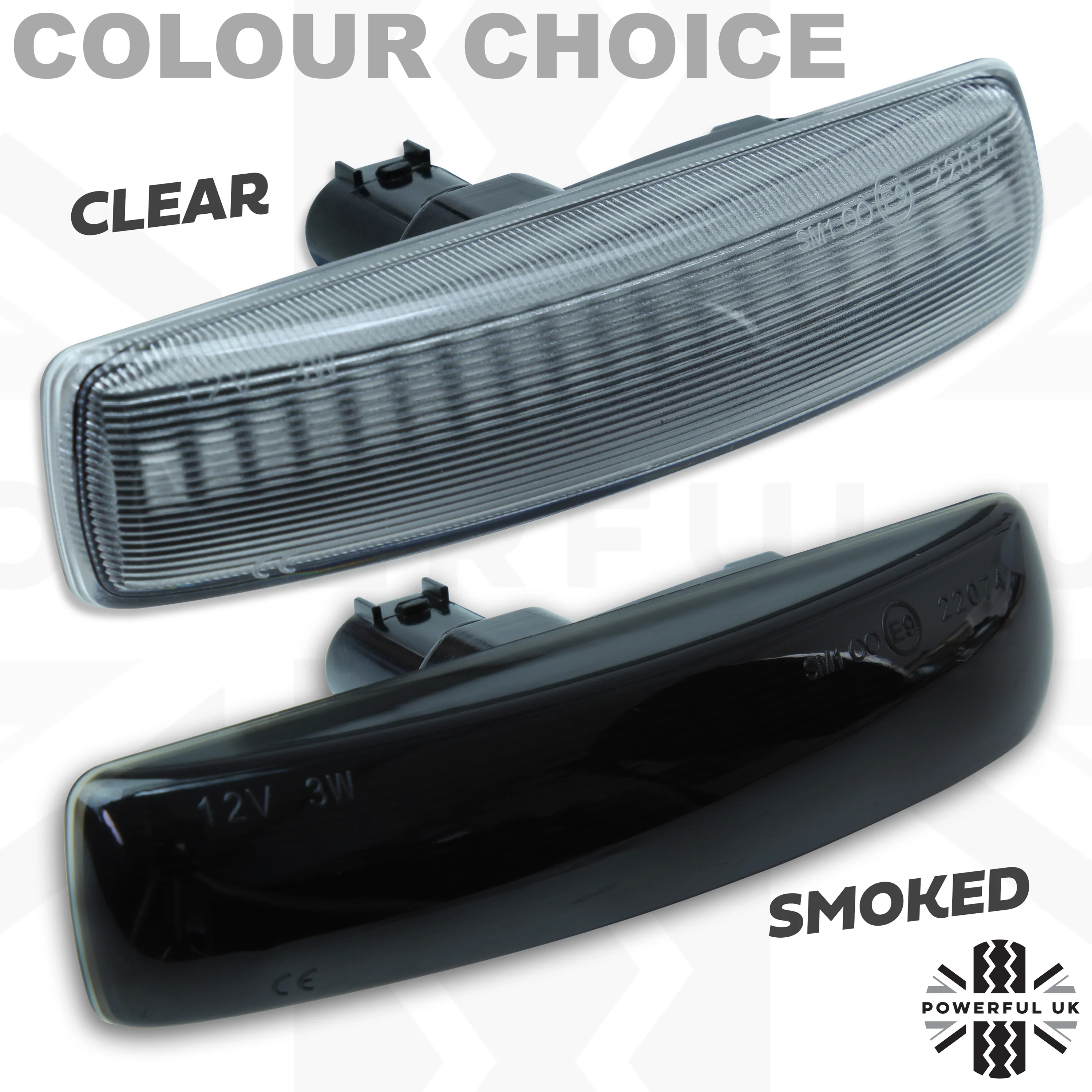 LED Dynamic Sweep Side Repeaters for Range Rover Sport L320 (Pair) - Clear - Image 7