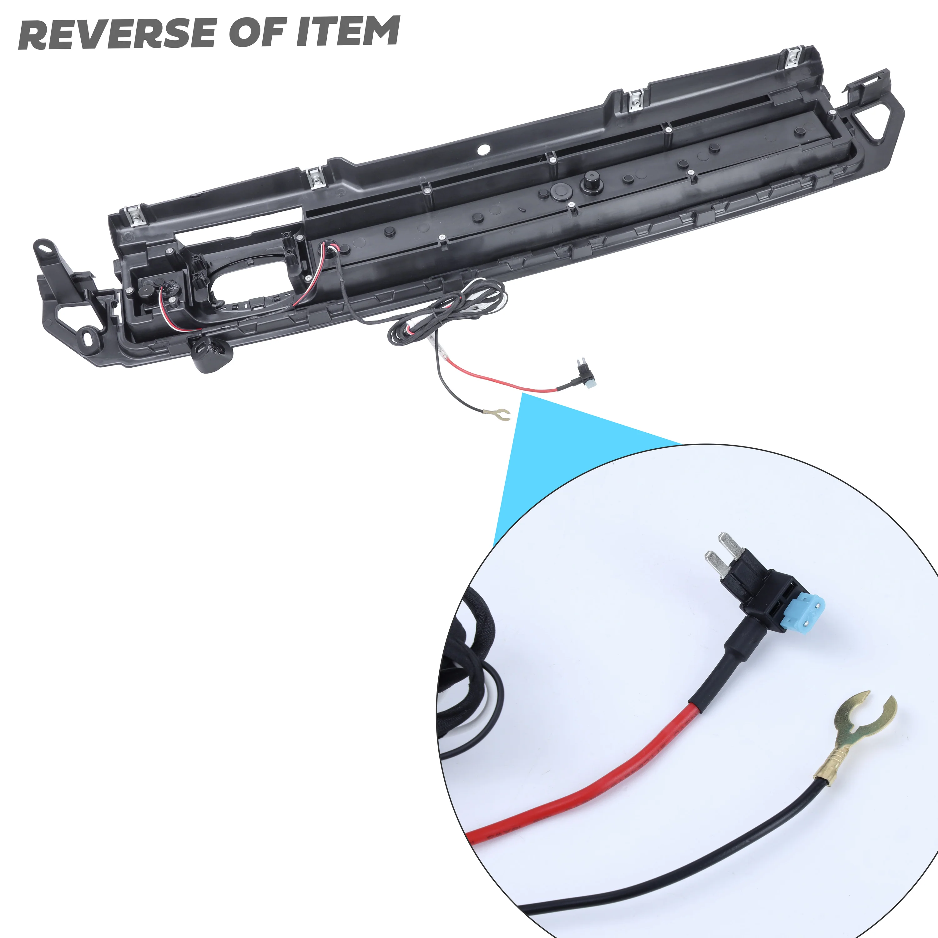 LED Front Grille Assembly for Land Rover Defender L663 - Clear LED Strip - Image 4