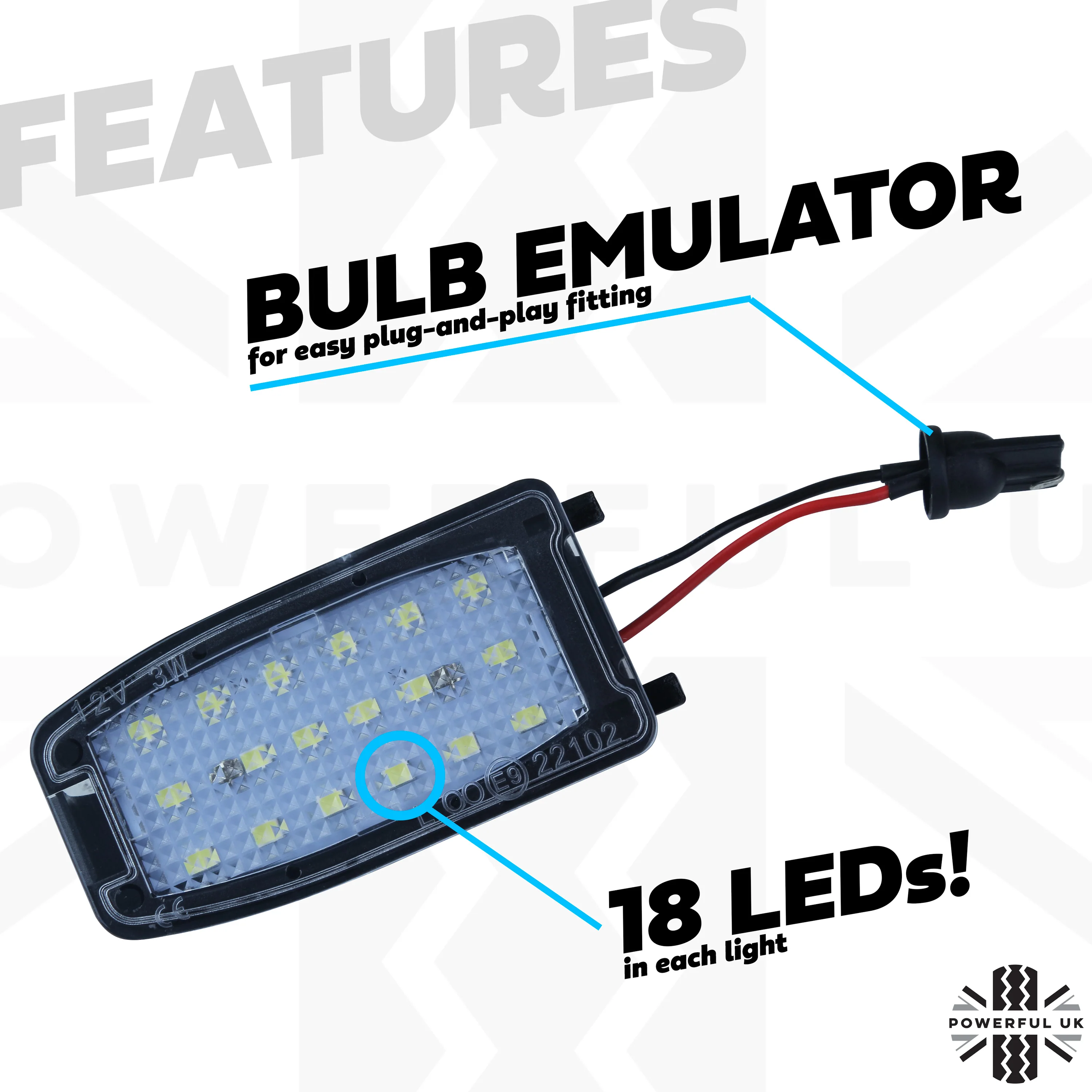 LED mirror lights for Range Rover Sport L320 - Image 5