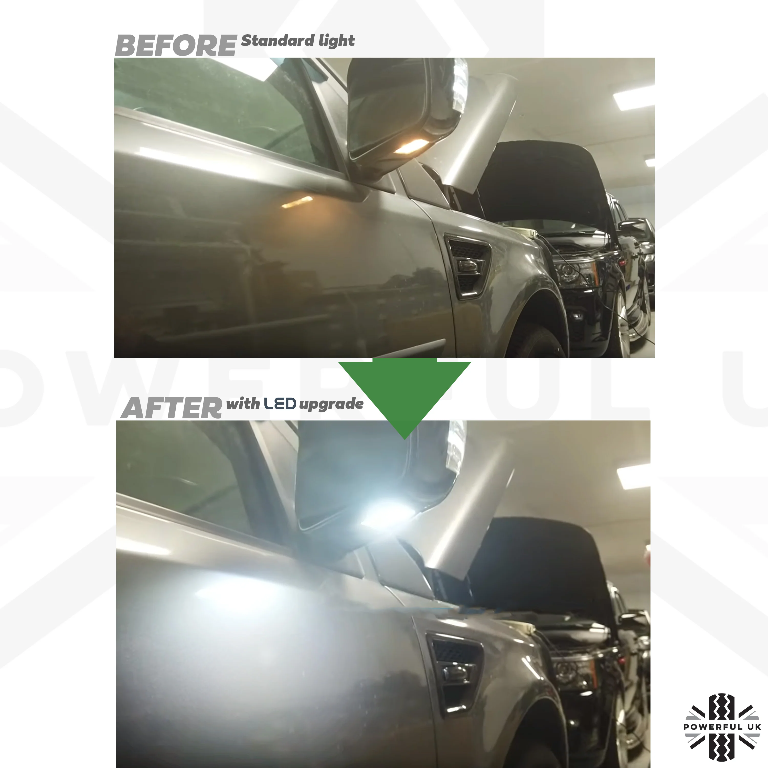 LED mirror lights for Range Rover Sport L320 - Image 8