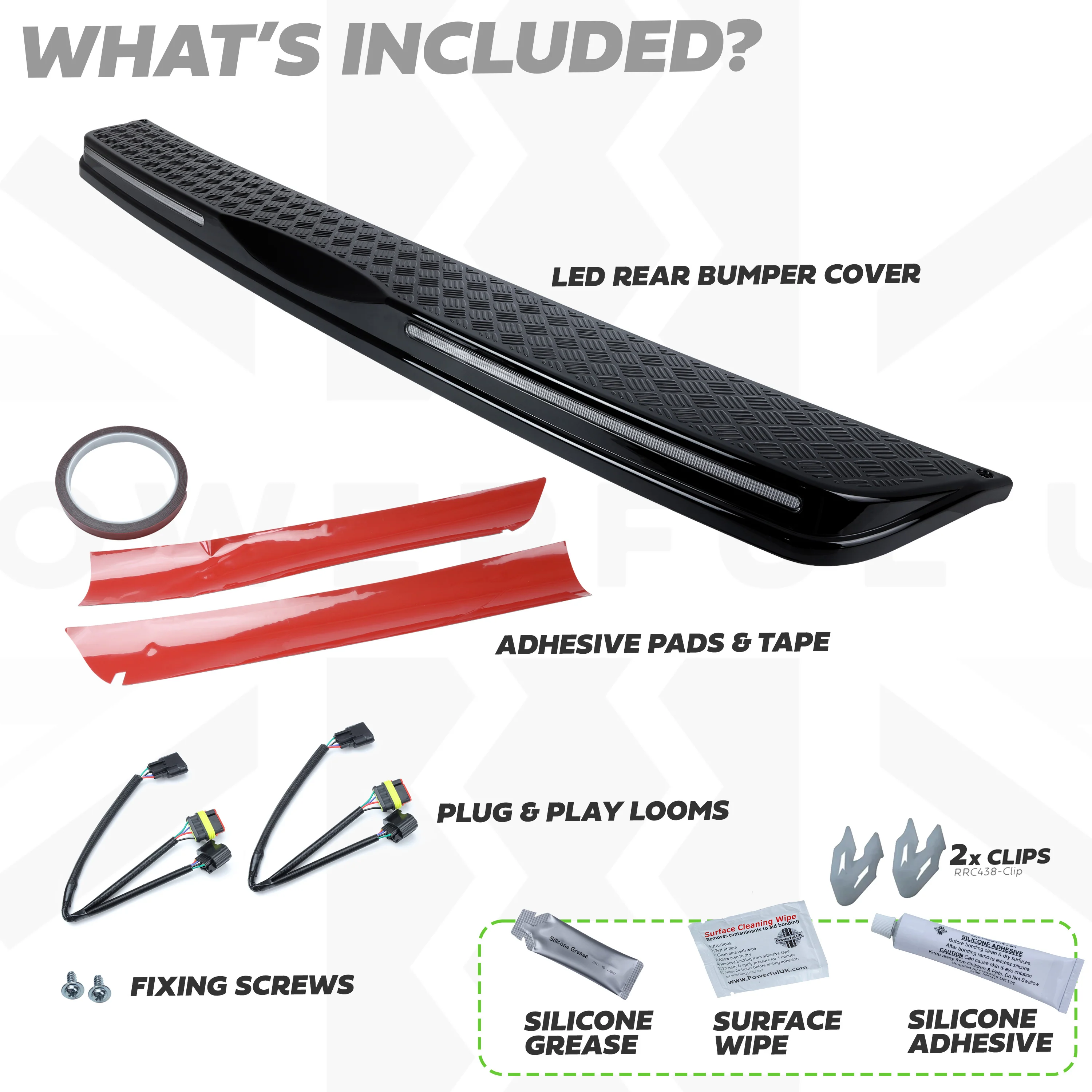 Rear Bumper Cover for Land Rover Defender L663 - with LEDs - Image 3