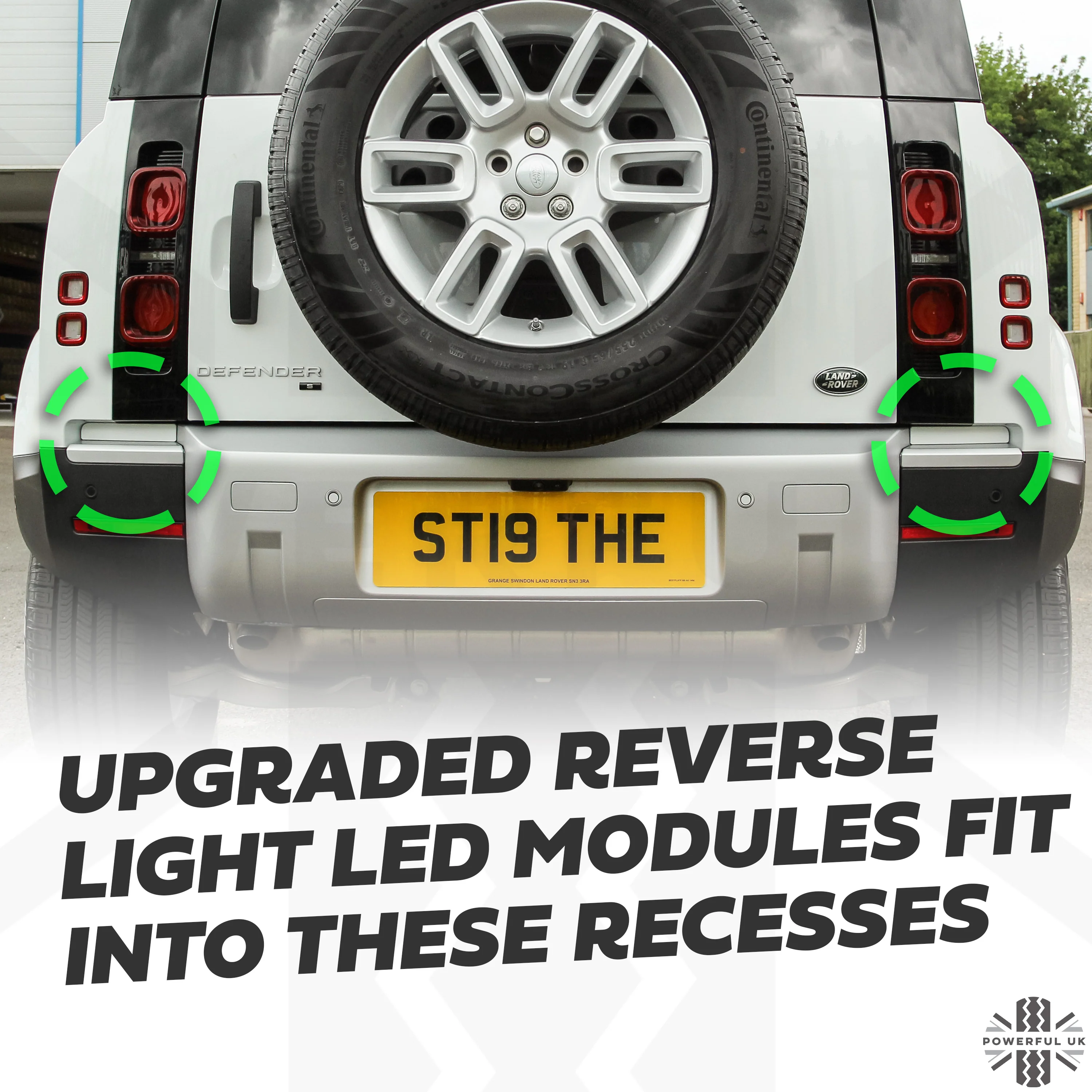 LED rear light upgrade kit for Land Rover Defender L663 - White+Amber - Image 7