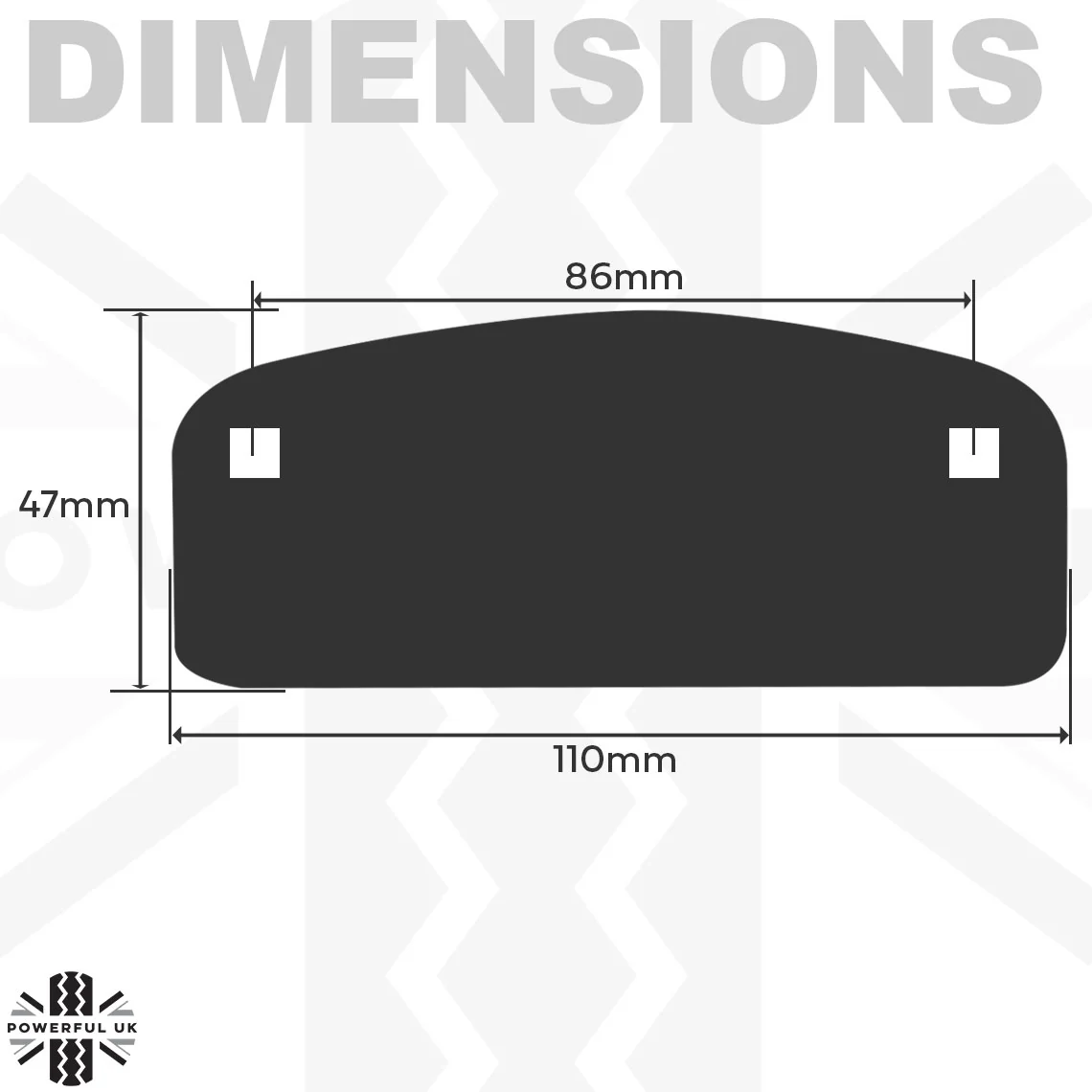 LED Rear Number Plate Light - Black Plastic - for Land Rover Defender - Image 7