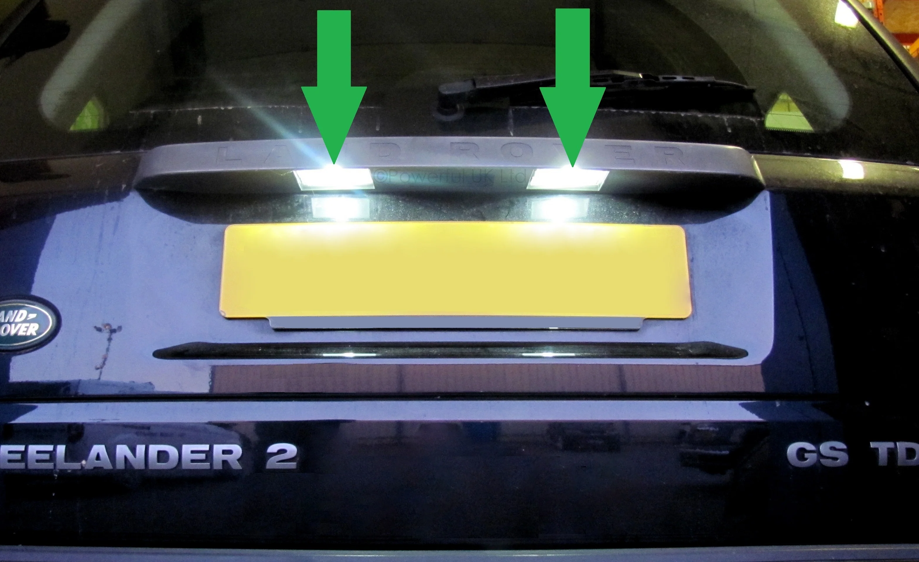 LED Rear Number Plate Light Bulbs for Land Rover Freelander 2 LR2 - PAIR - Image 3