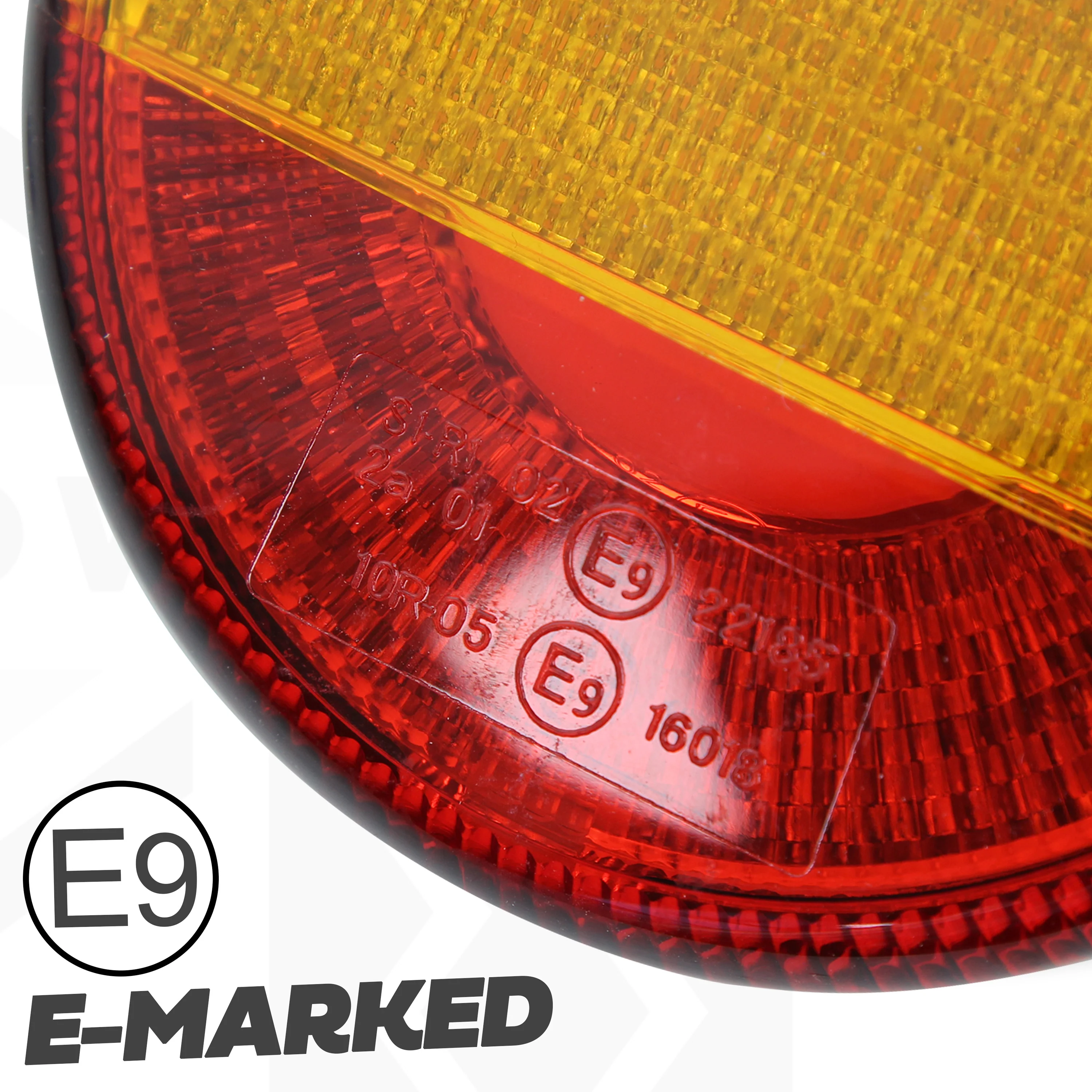 LED Round 3in1 Indicator/Stop/Tail Lights 90/95mm - PAIR - Image 5