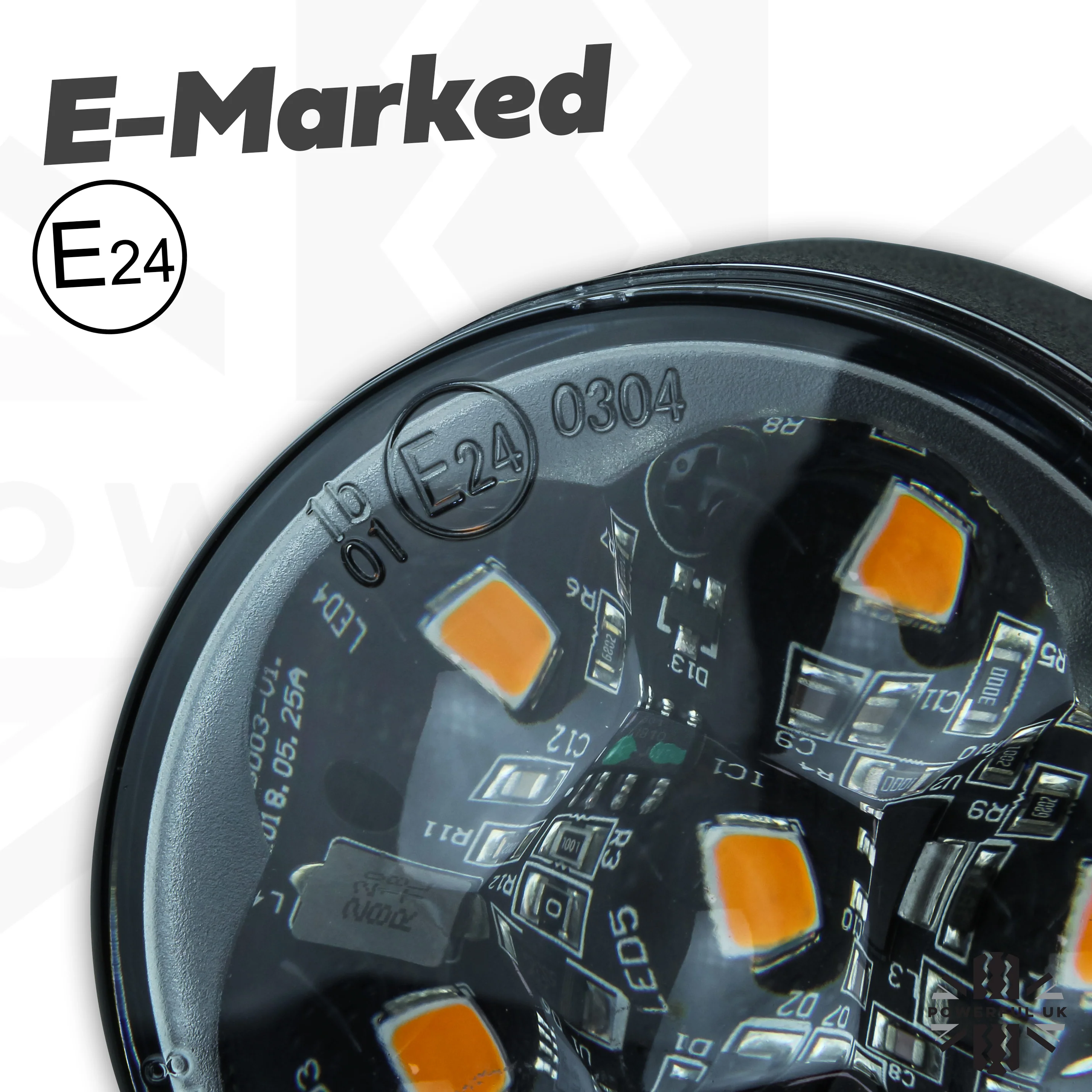 LED Round Indicator Lights 60mm - Pair - Image 3