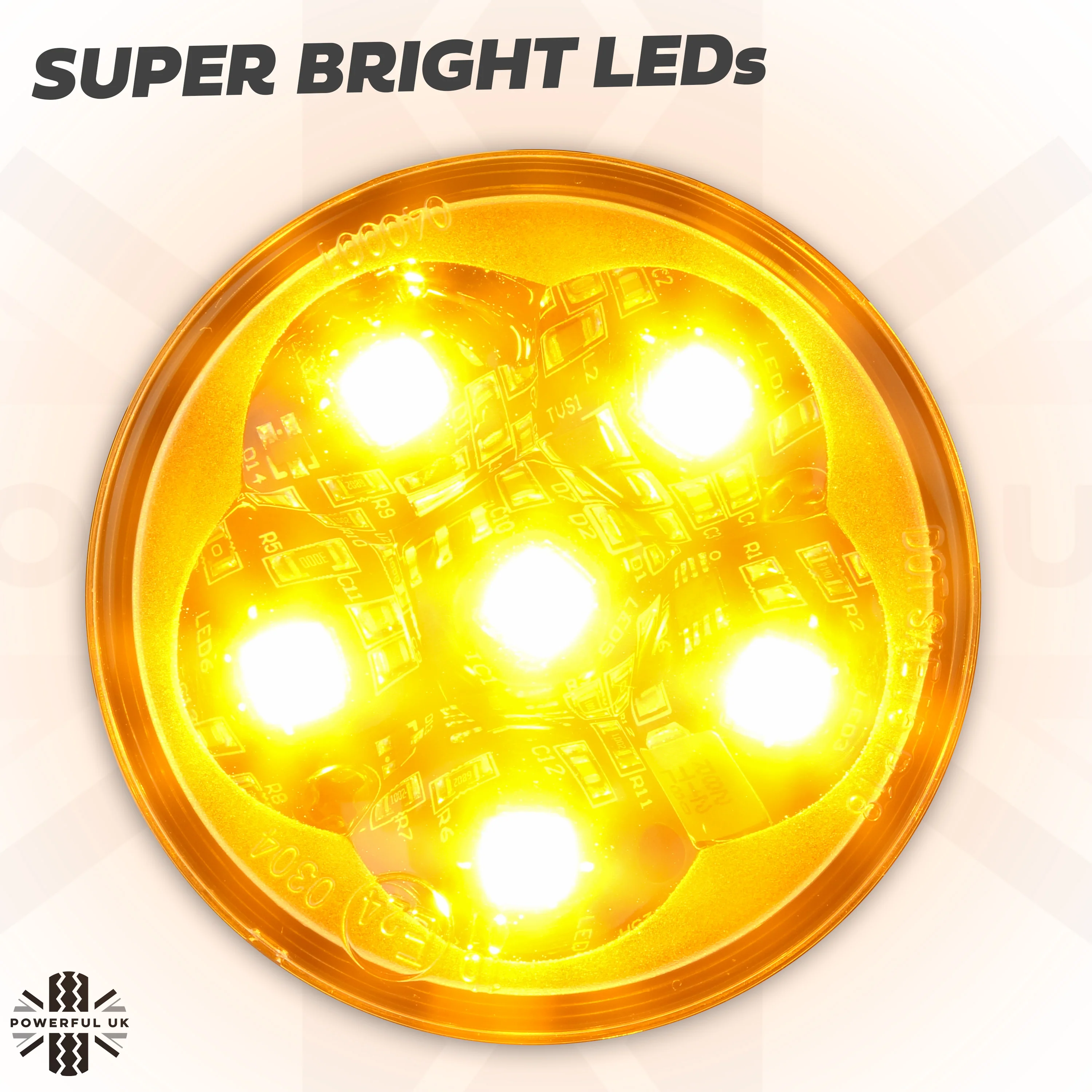 LED Round Indicator Lights 60mm - Pair - Image 7