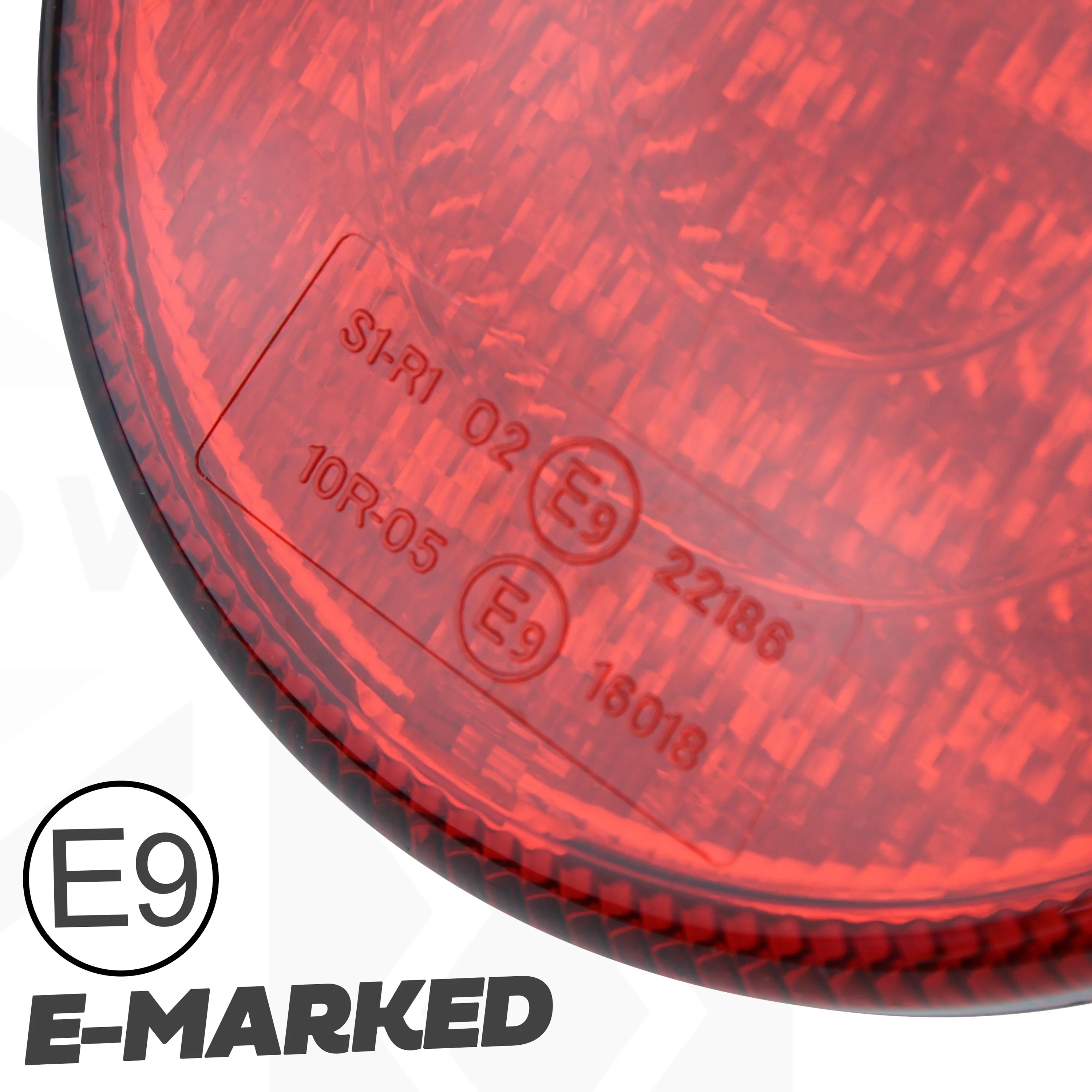 LED Round Stop/Tail Lights 90/95mm - PAIR - Image 4