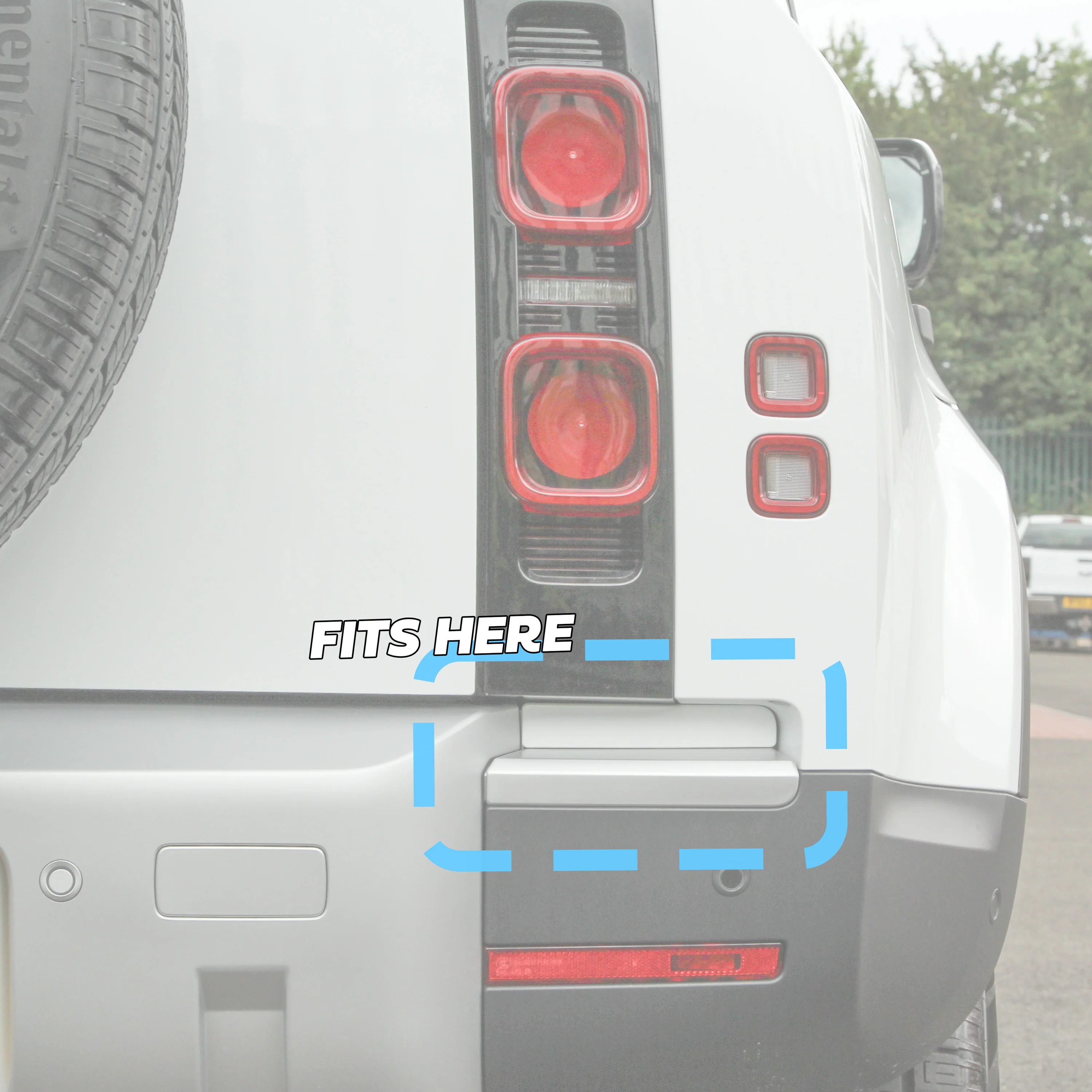 LED stop/tail/indicator/reverse Kit for Land Rover Defender L663 - Smoked Lens - Image 2