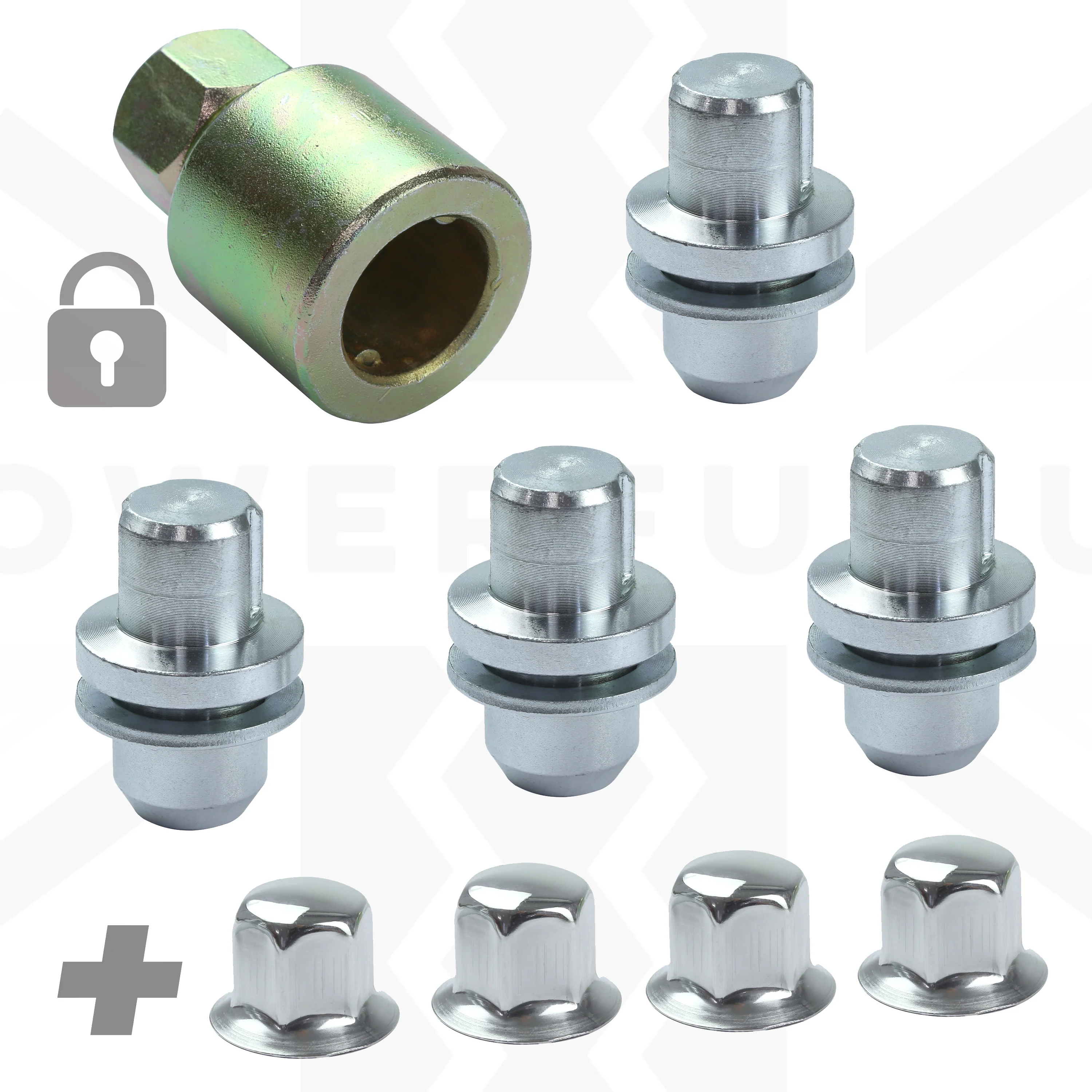 Locking Wheel Nut Kit (Capped Type) for Land Rover Defender L663