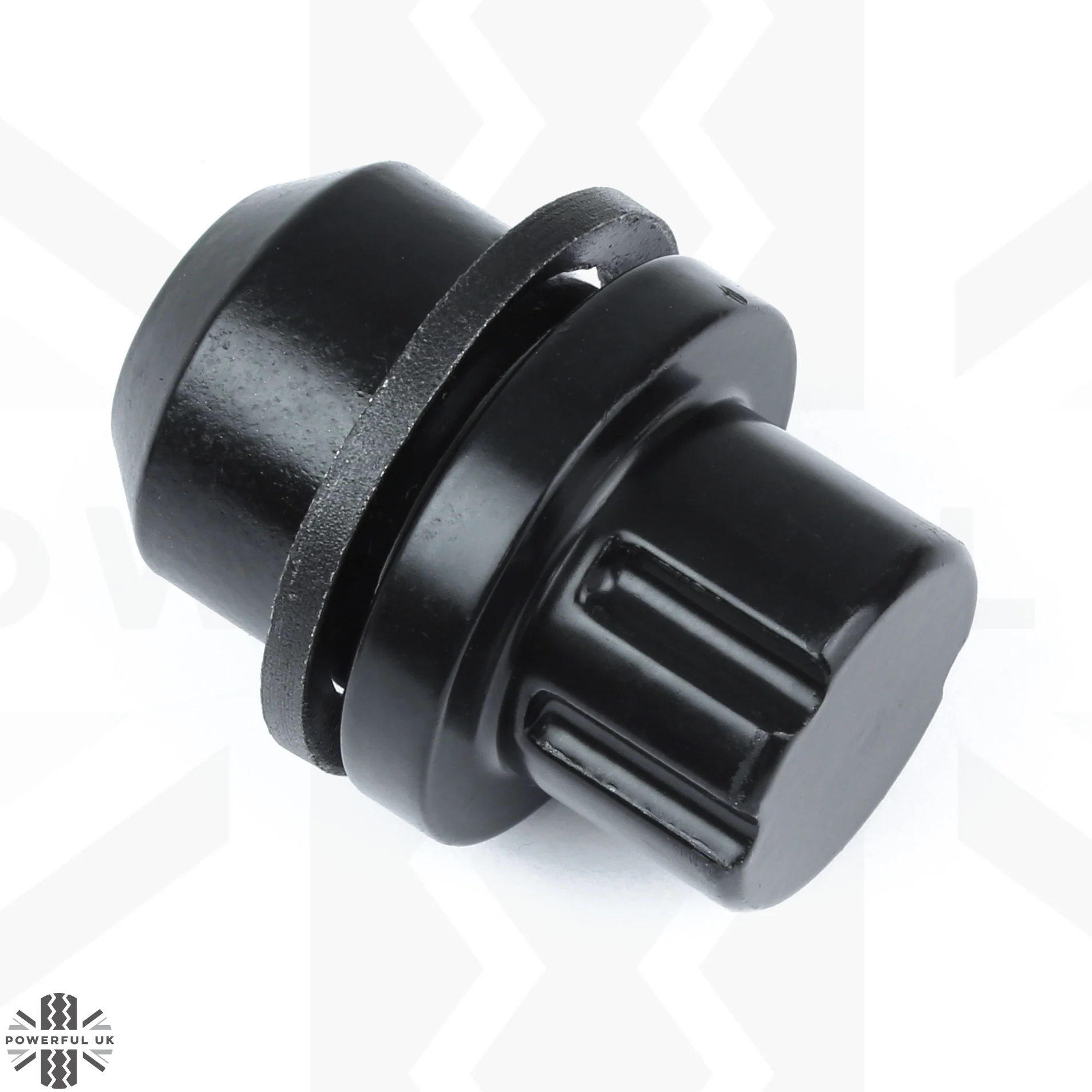 Locking Wheel Nut Kit for Range Rover Classic Alloy Wheels - Black - Image 3