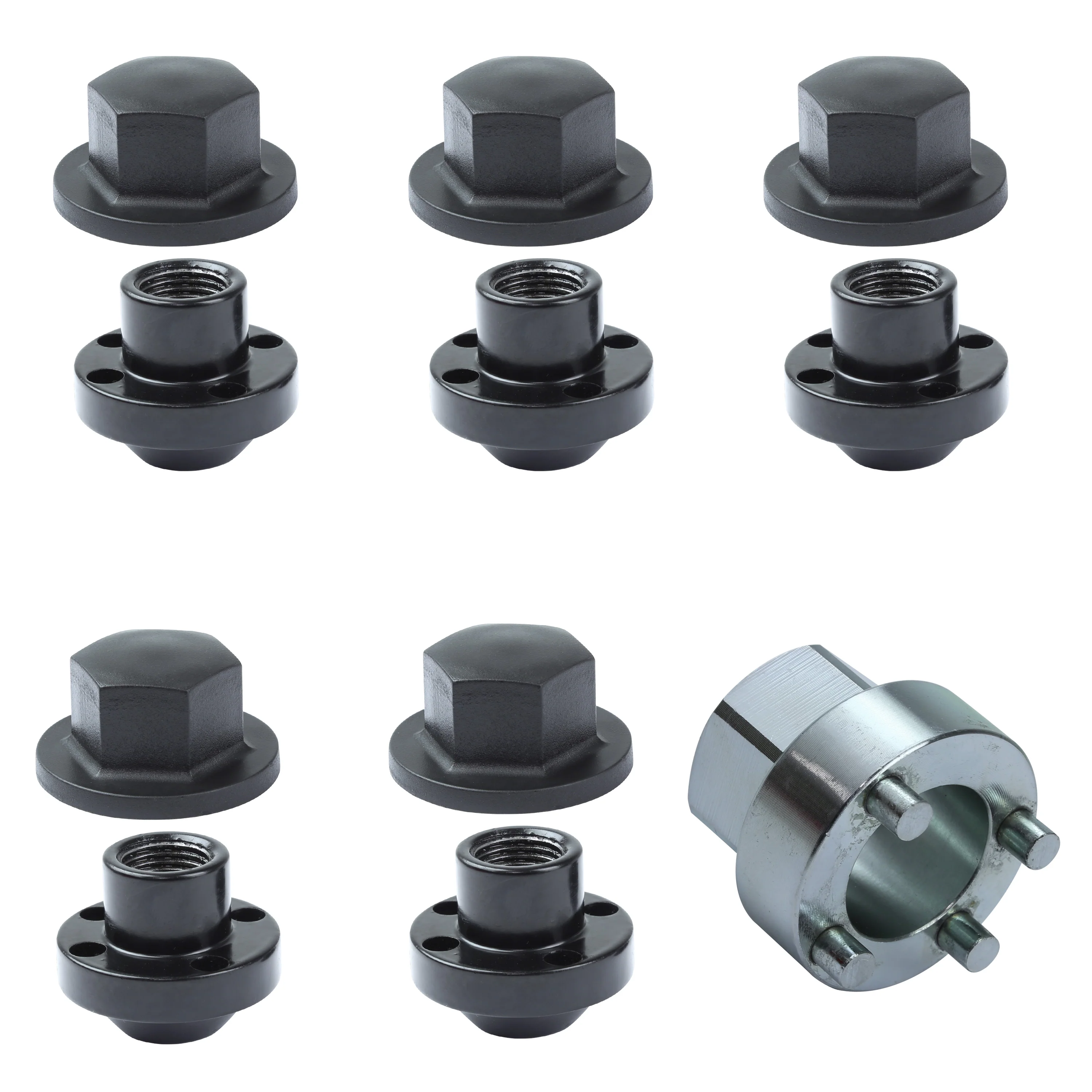 Locking Wheel Nut Kit for Range Rover Classic Steel Wheels - Image 2
