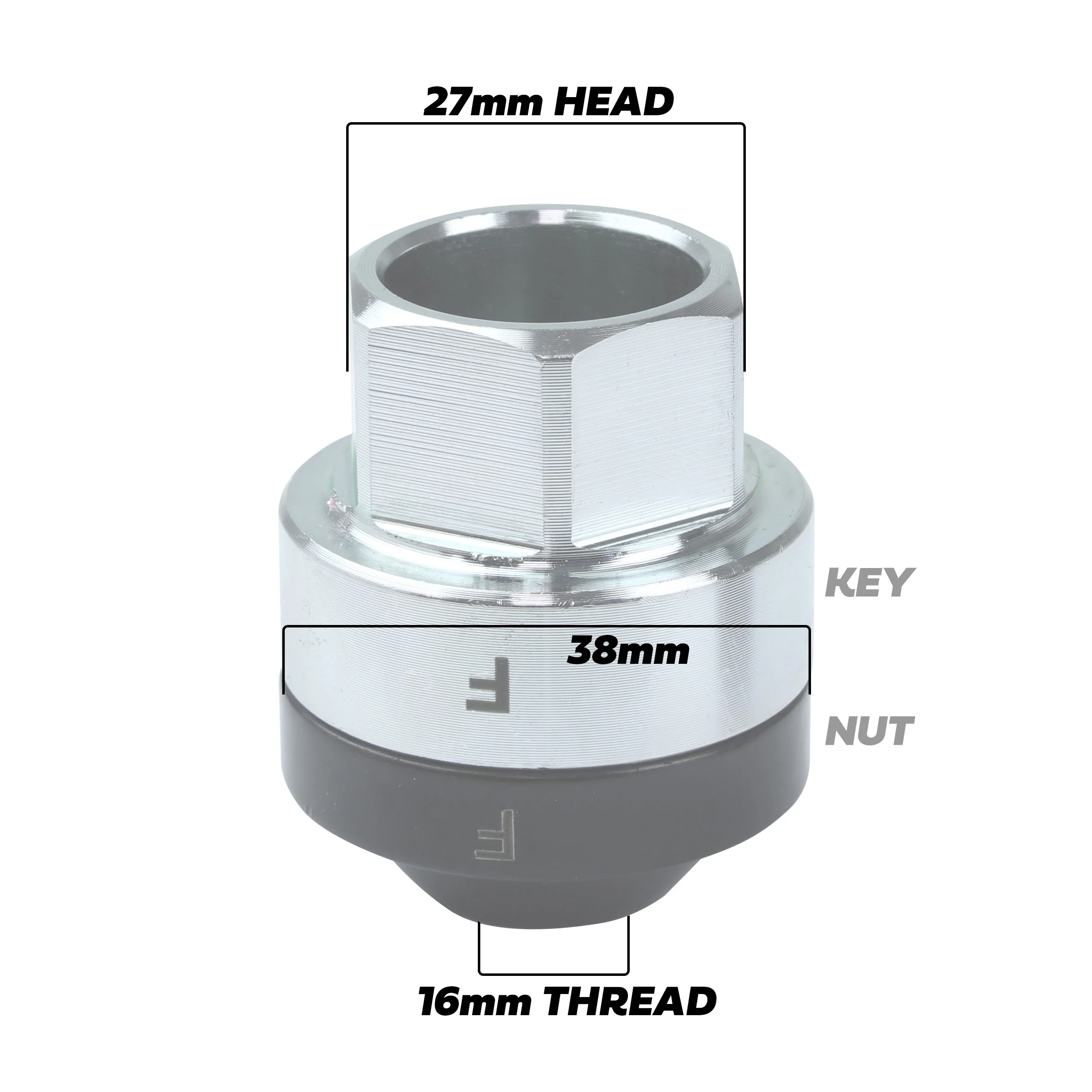 Locking Wheel Nut Kit for Range Rover Classic Steel Wheels - Image 4
