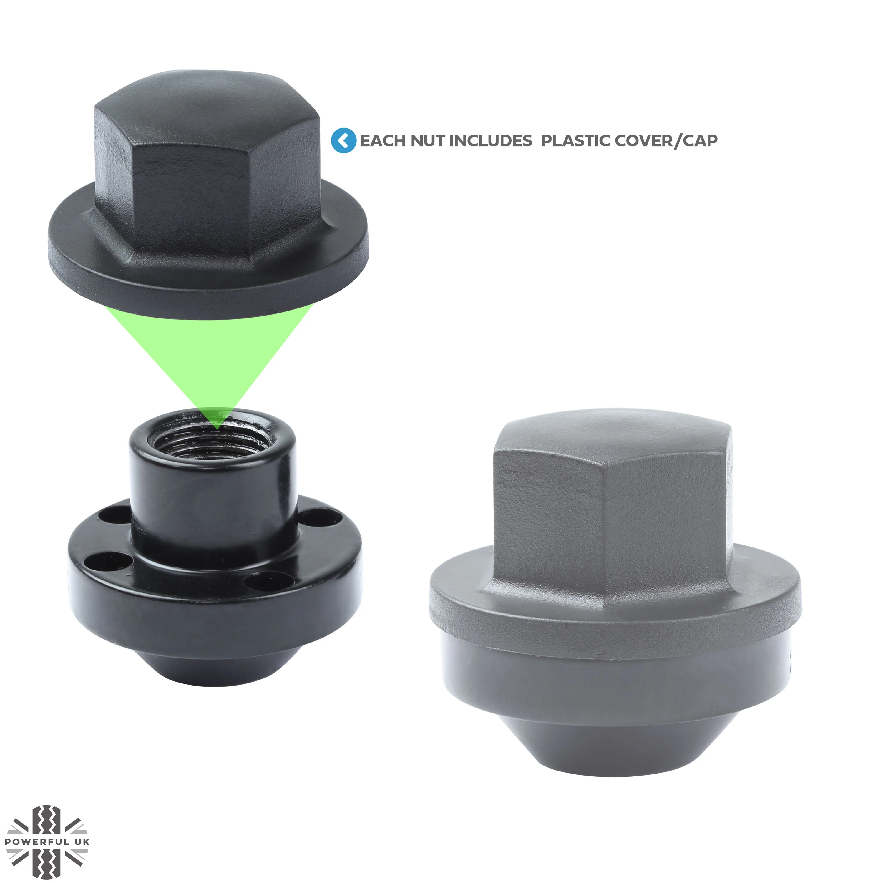 Locking Wheel Nut Kit for Range Rover Classic Steel Wheels - Image 5