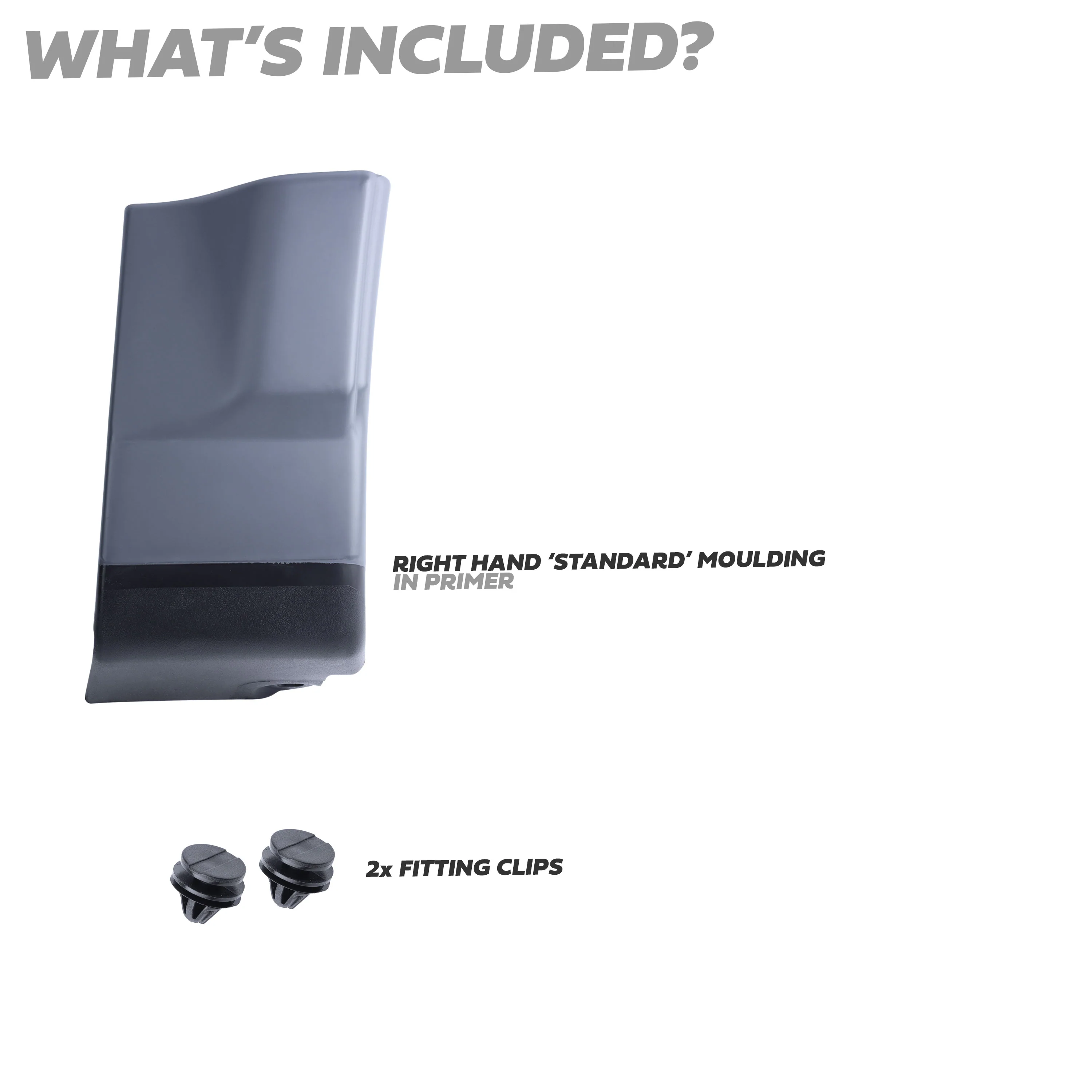 Lower Door Moulding in Primer - Front Right Small Section - for Land Rover Freelander 2 - Image 4