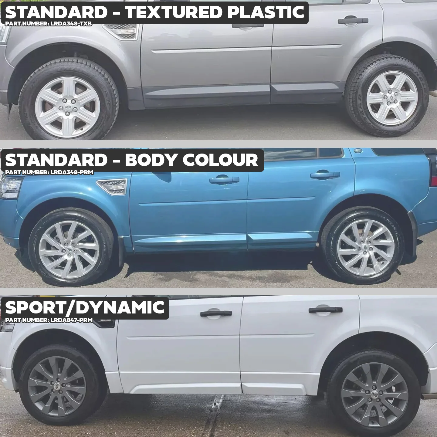 Lower Door Moulding in Primer - Rear Left Door - for Land Rover Freelander 2 - Image 6
