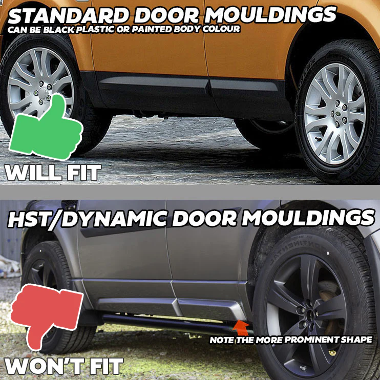 Lower Door Moulding in Textured Plastic - Front Left Small Section - for Land Rover Freelander 2 - Image 8