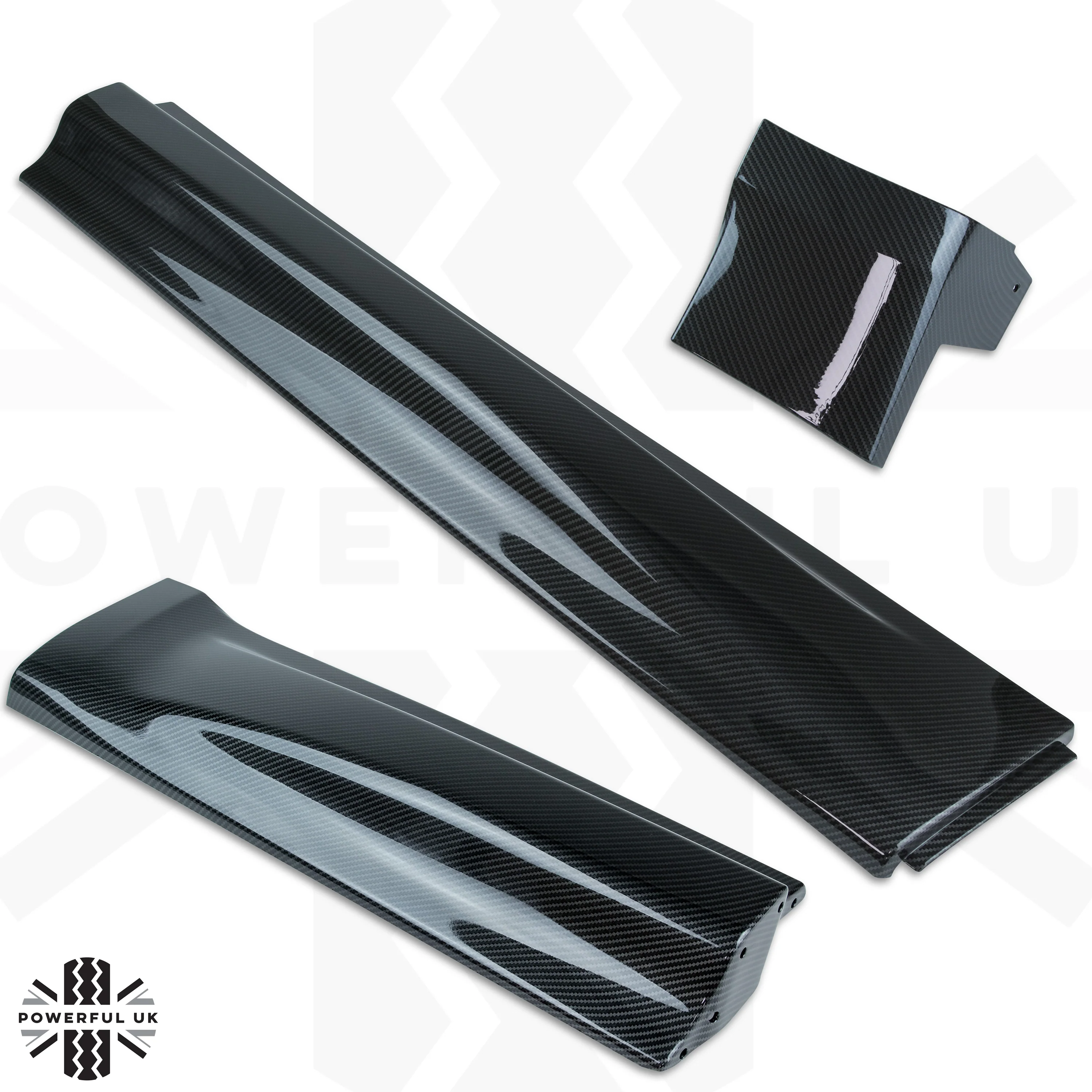 Lower Door Mouldings for Range Rover Sport L494 - Carbon Fibre Effect - Image 5