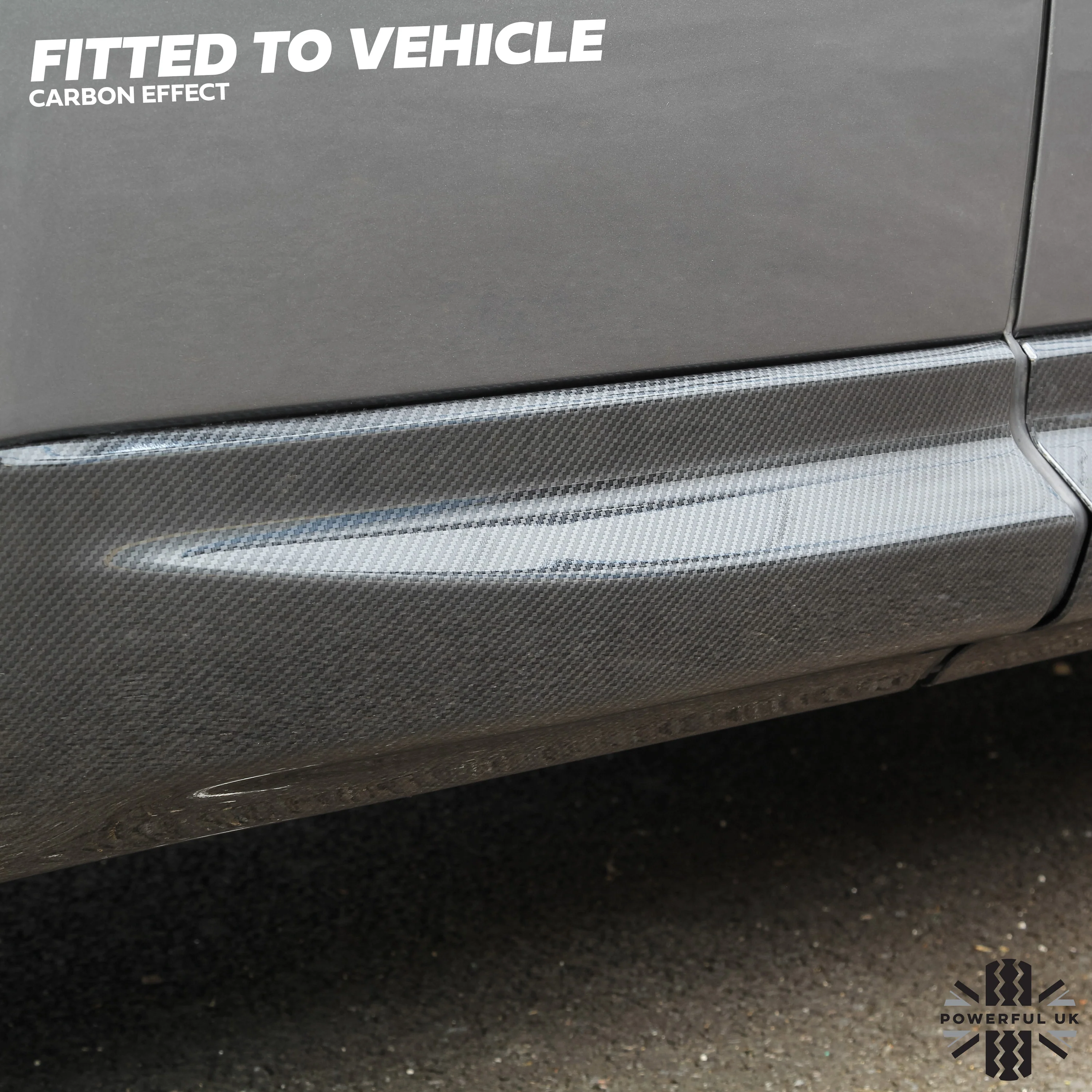 Lower Door Mouldings for Range Rover Sport L494 - Carbon Fibre Effect - Image 6