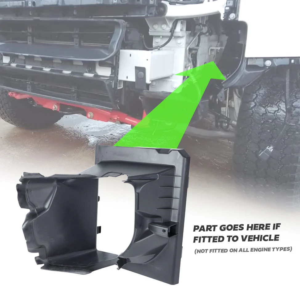 Lower LEFT Air Deflector for Land Rover Defender L663 - Image 2