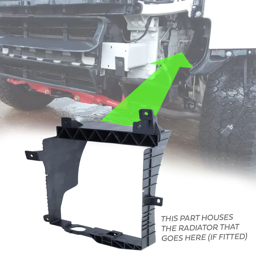 Lower LEFT Radiator Frame for Land Rover Defender L663 - Image 3
