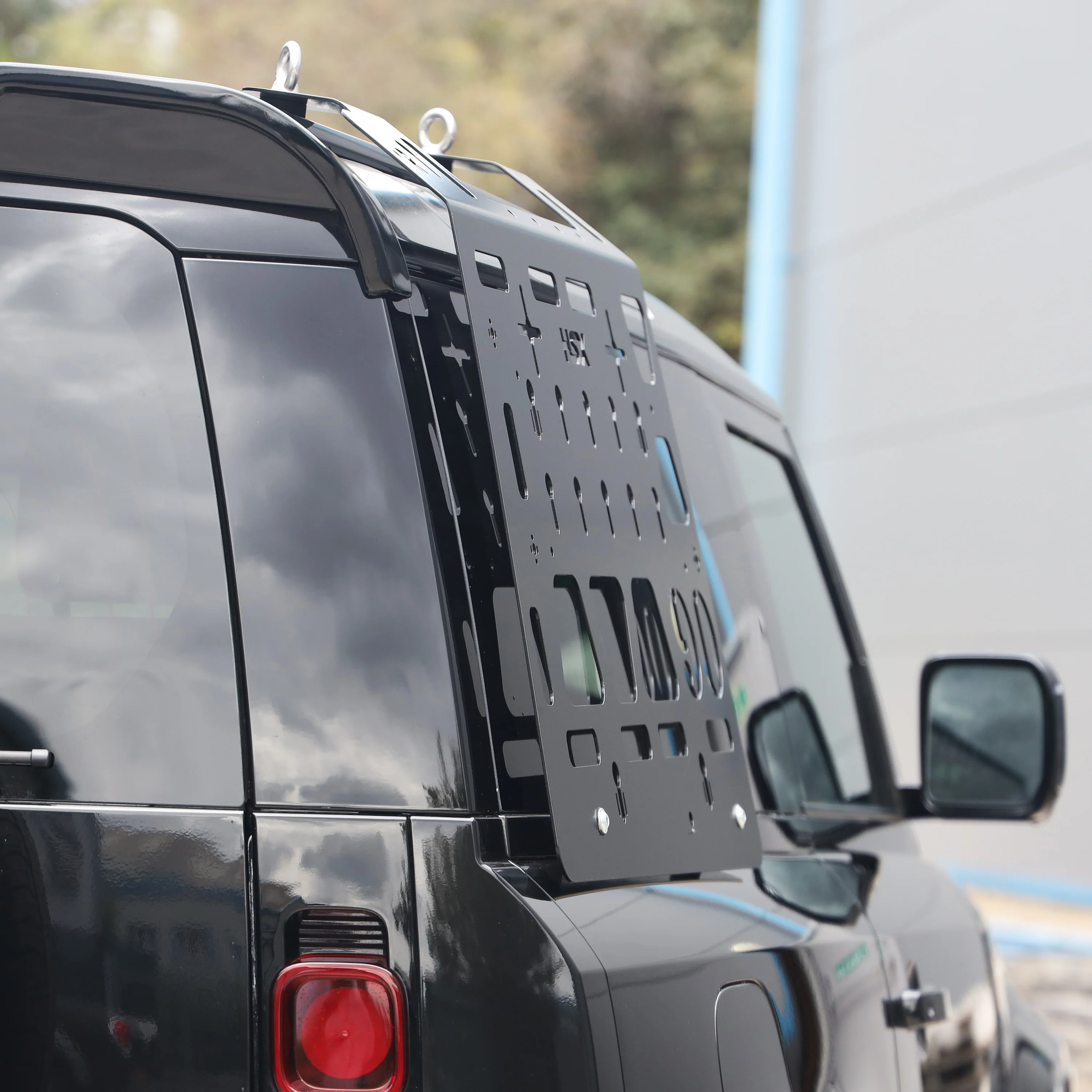 Molle Plate Kit - Black - Mix Design - RH - for Land Rover Defender L663 (90 Model) - Image 4
