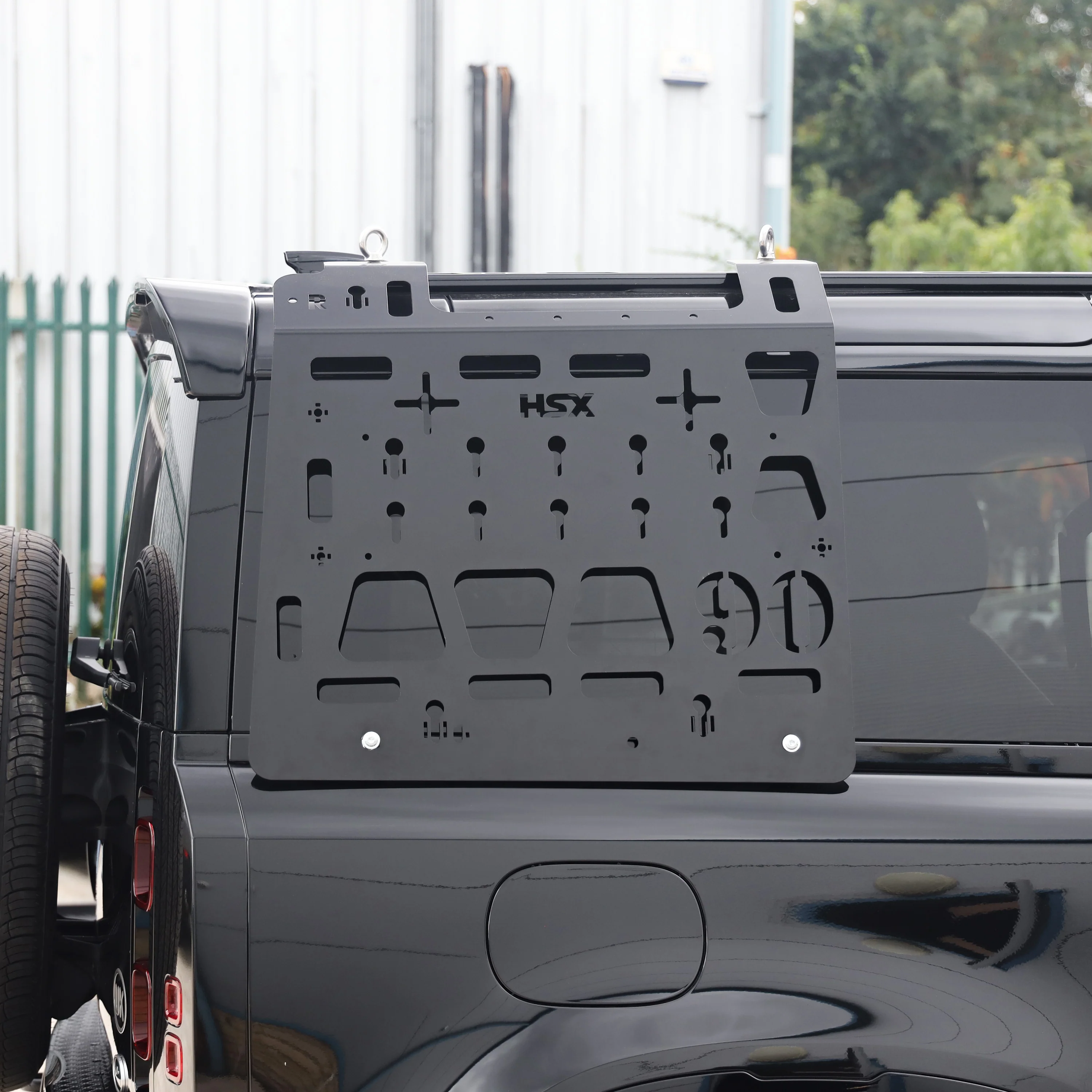 Molle Plate Kit - Black - Mix Design - RH - for Land Rover Defender L663 (90 Model) - Image 5