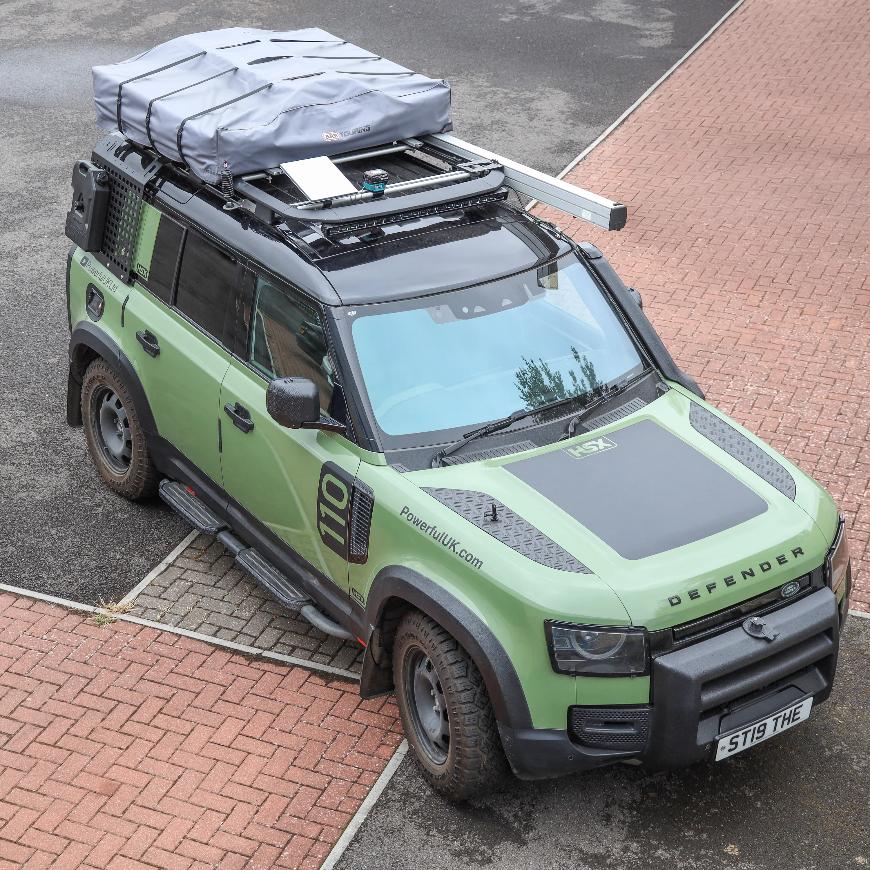 Makita Battery Mount for Starlink Mini Land Rover Defender L663 Expedition Roof Rack - Image 6