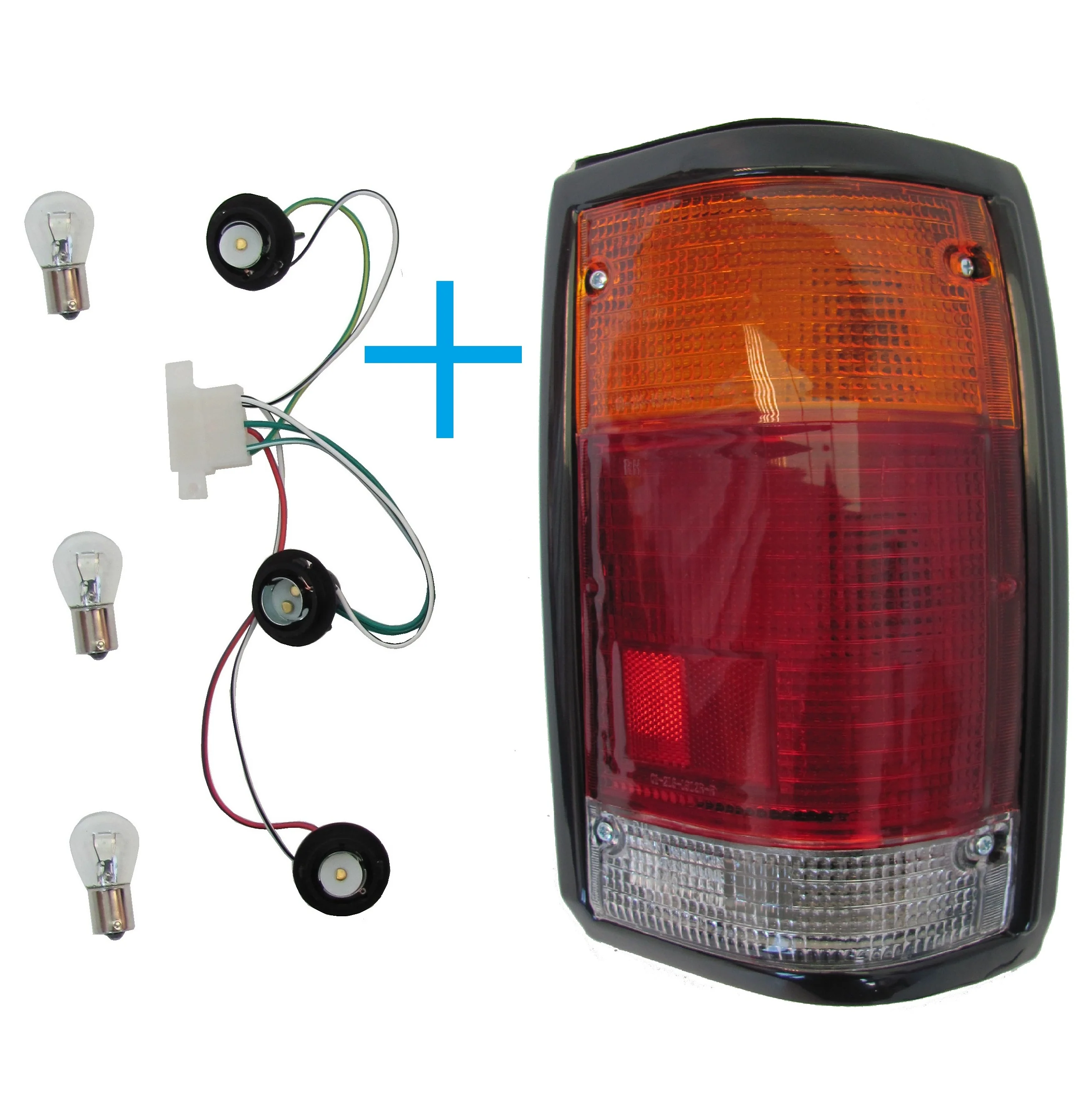 Mazda B2200 Rear Light Assembly - Black Surround - RH