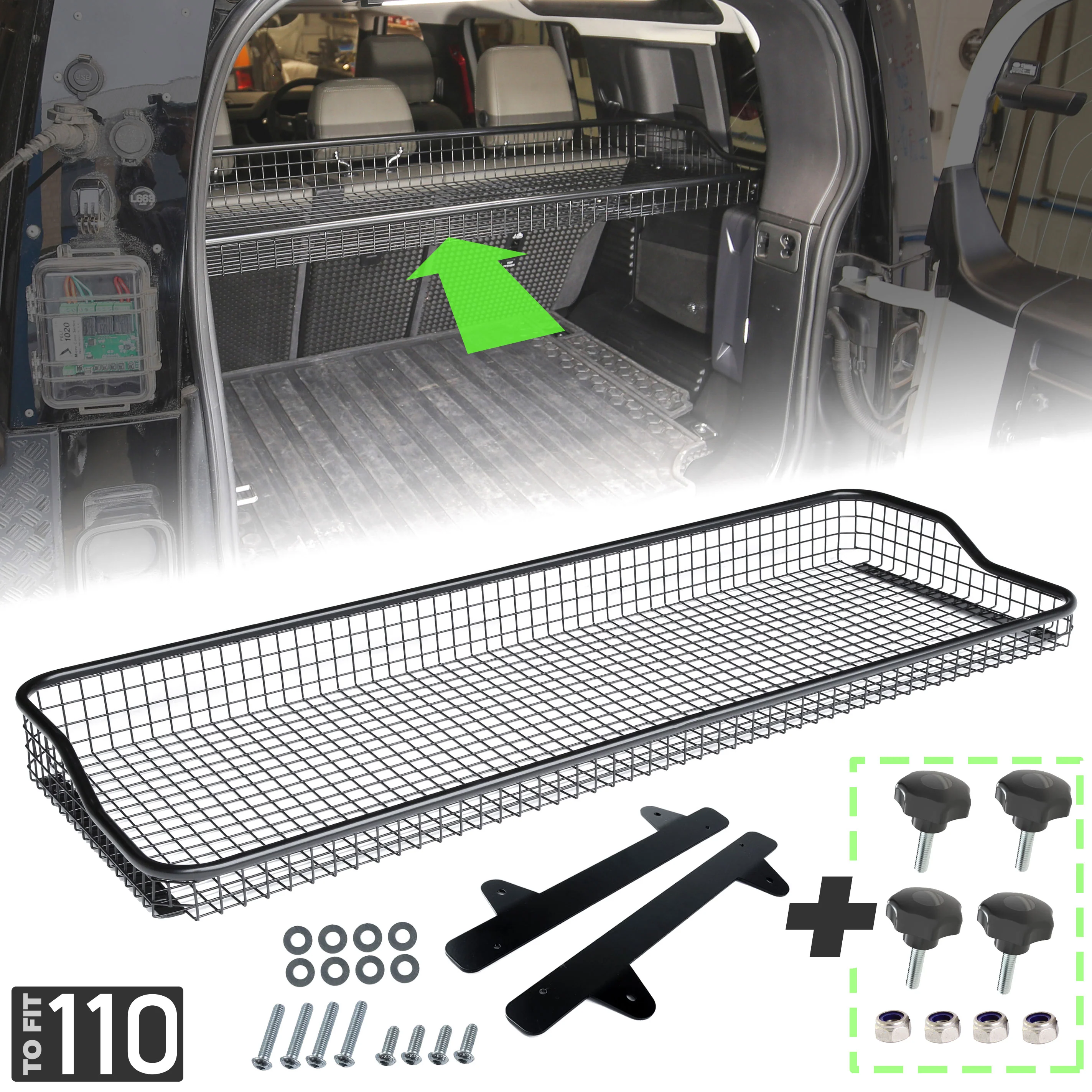 Mesh Luggage Rack for Land Rover Defender L663 (110 model)