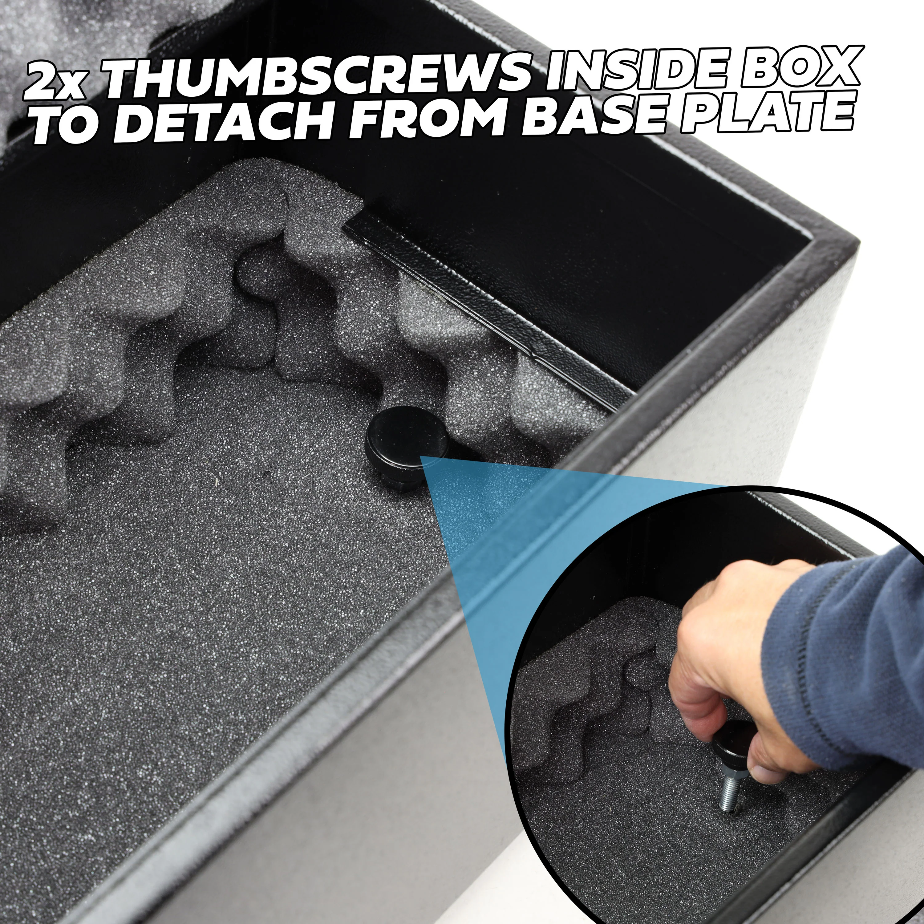 Metal Gun/Security Box for Land Rover Discovery 1/2 - Image 9
