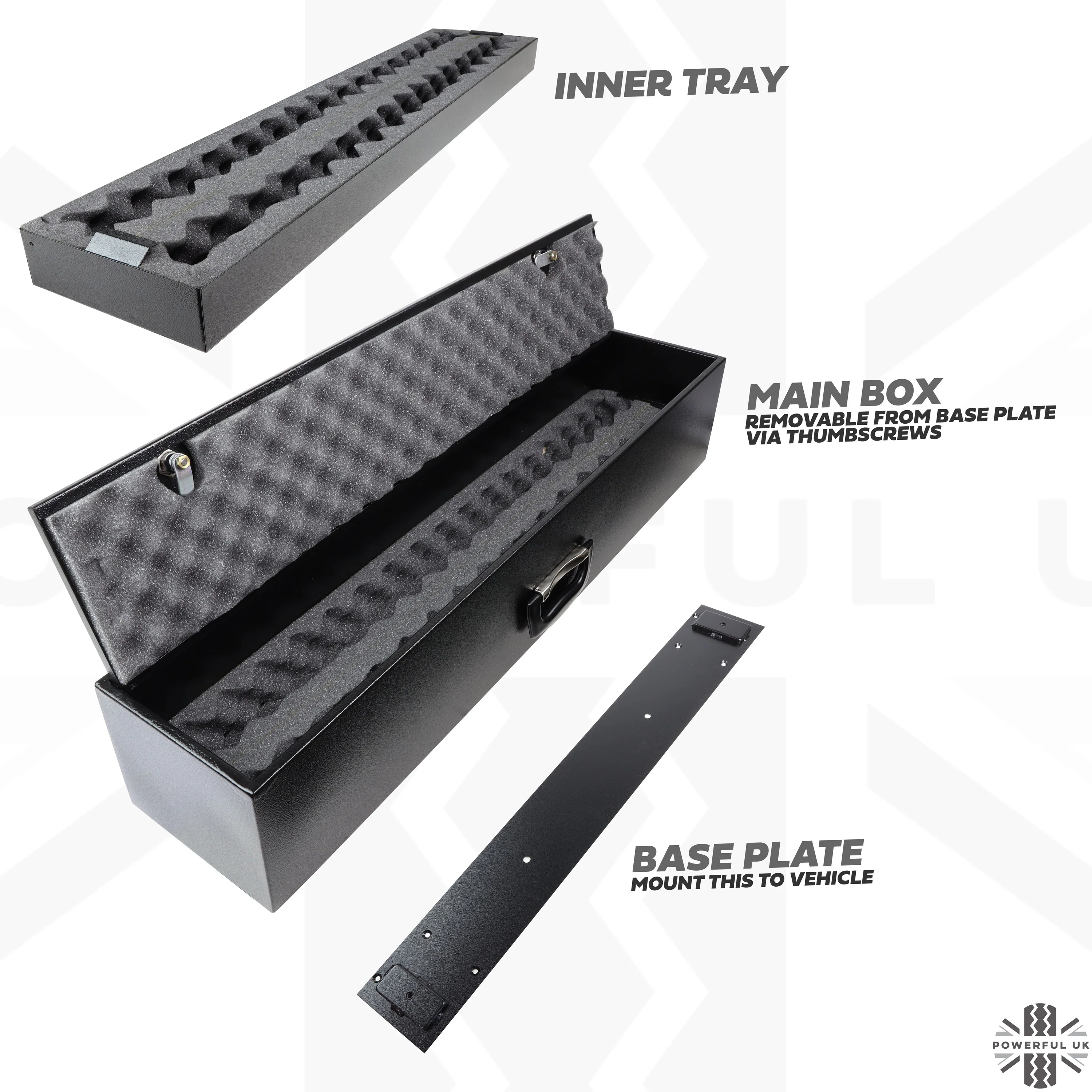 Metal Gun/Security Box for Range Rover Classic - Image 4