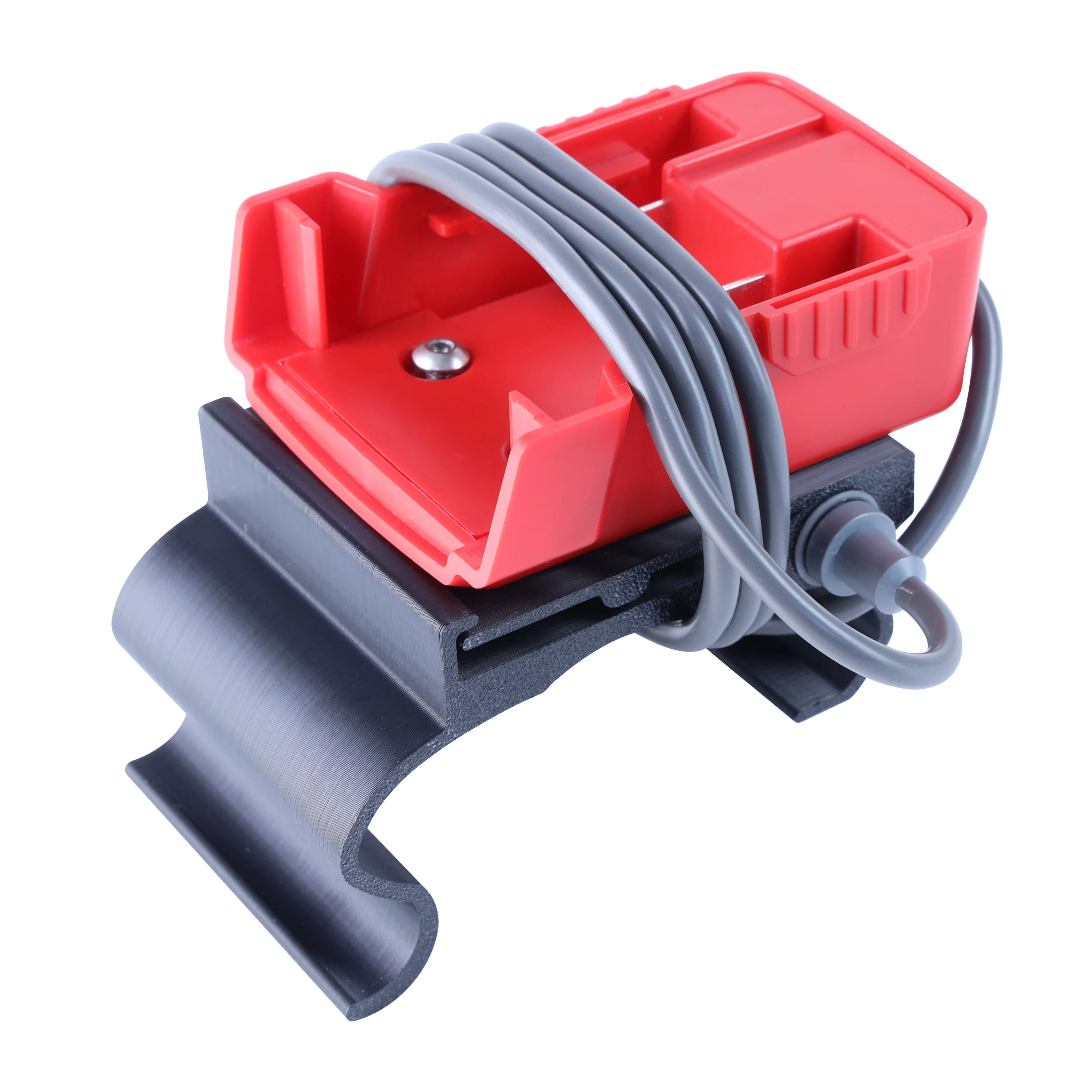 Milwaukee Battery Mount for Starlink Mini Land Rover Discovery 3/4 Cross Bars - Image 2