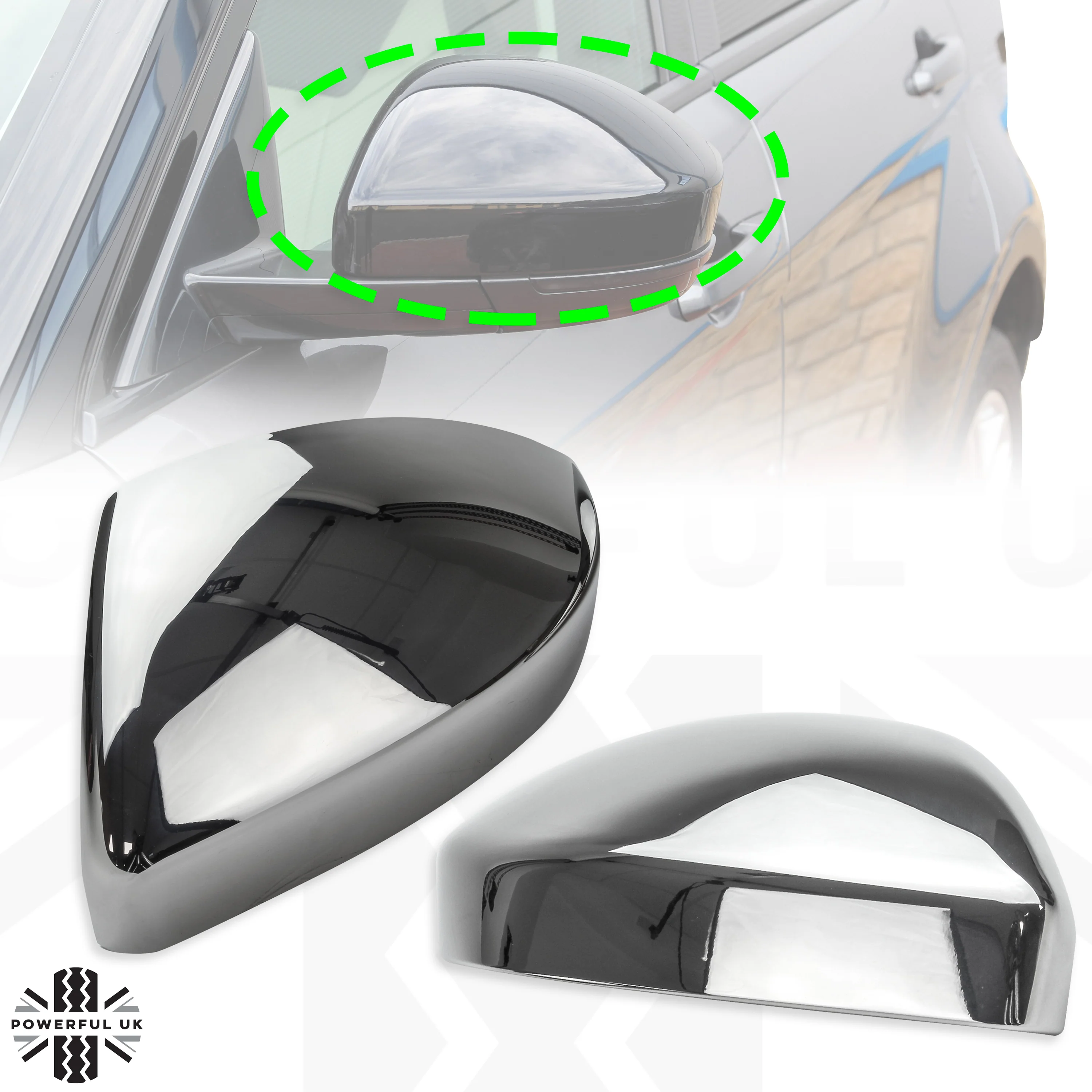 Mirror Caps for Range Rover Velar - Genuine - Chrome - Image 6