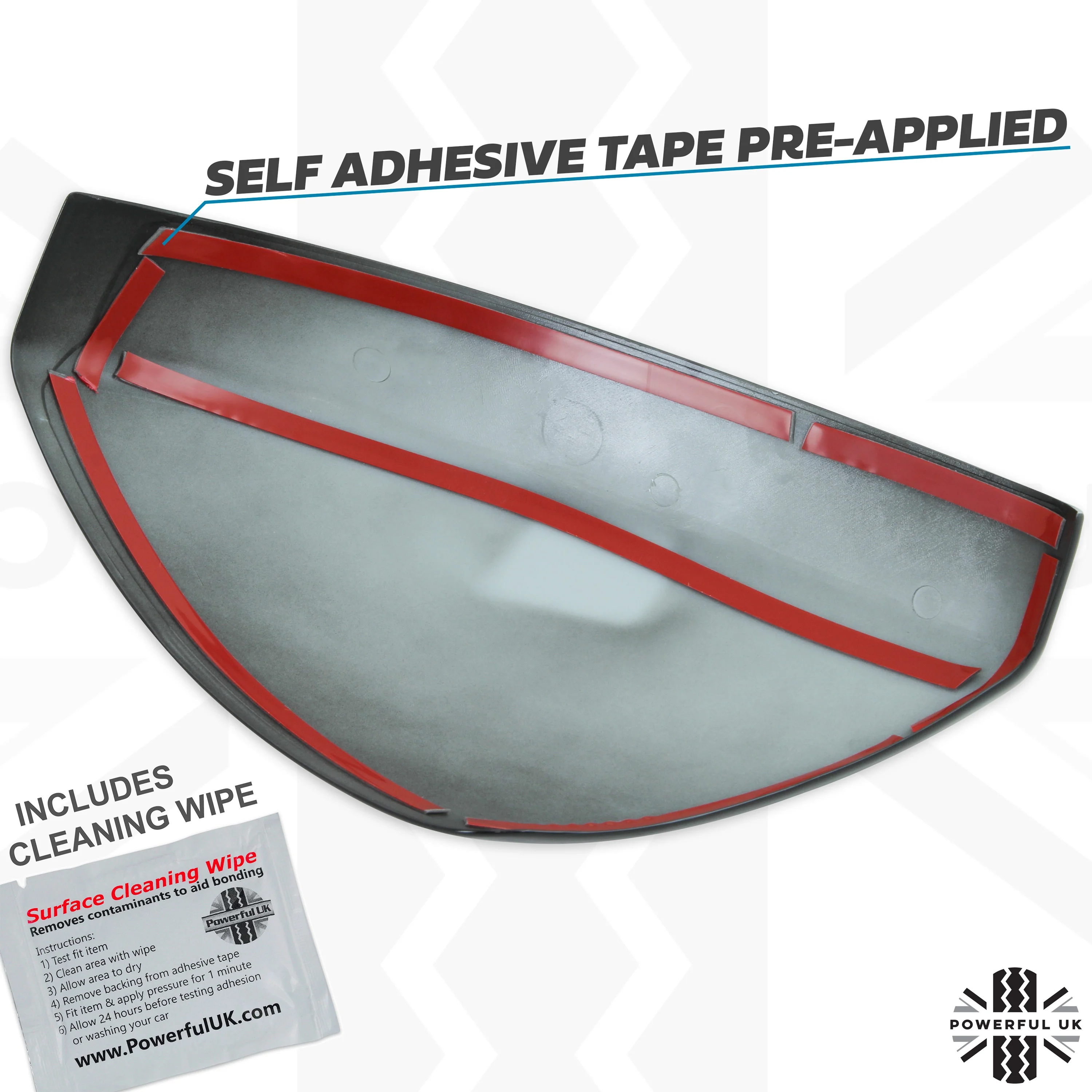Mirror covers for Land Rover Discovery Sport- Gloss Black - Image 6