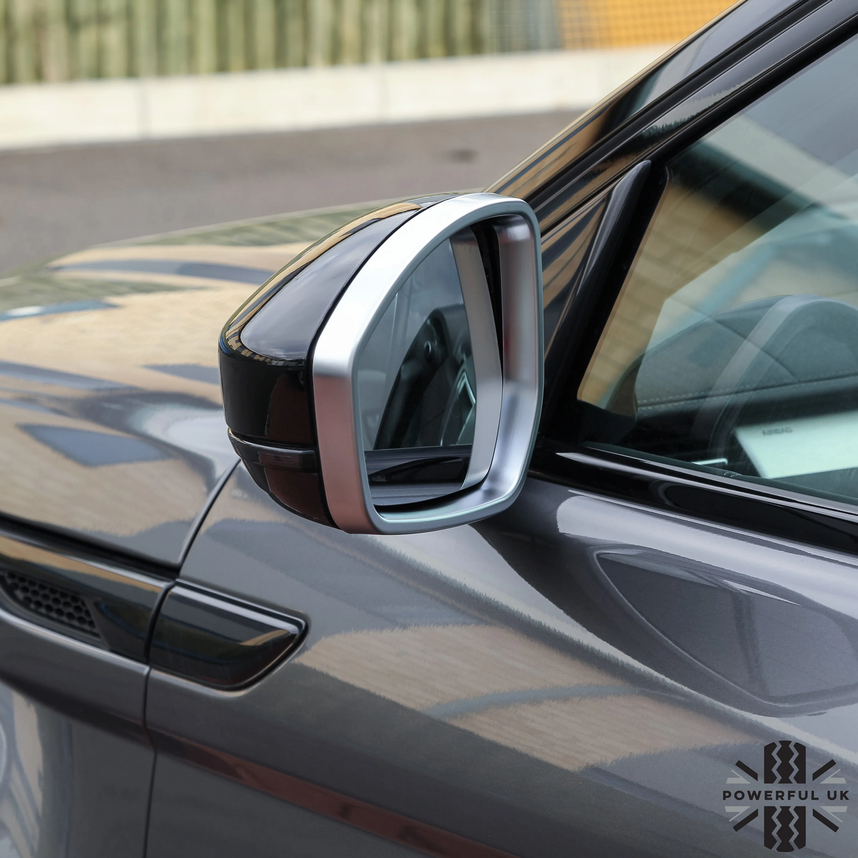 Mirror Surround Trims - Silver - for Jaguar F-Pace - Image 2