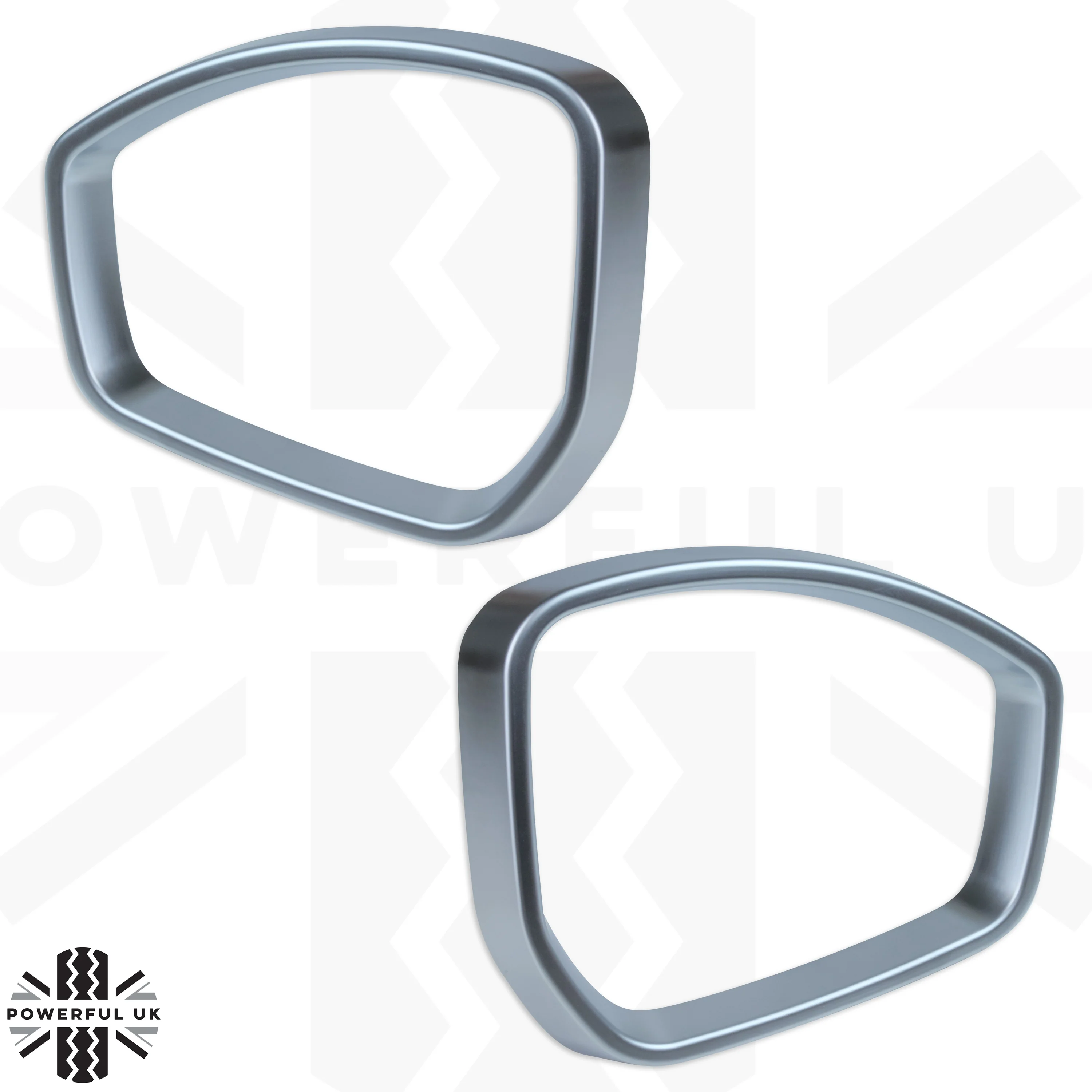 Mirror Surround Trims - Silver - for Jaguar F-Pace - Image 3