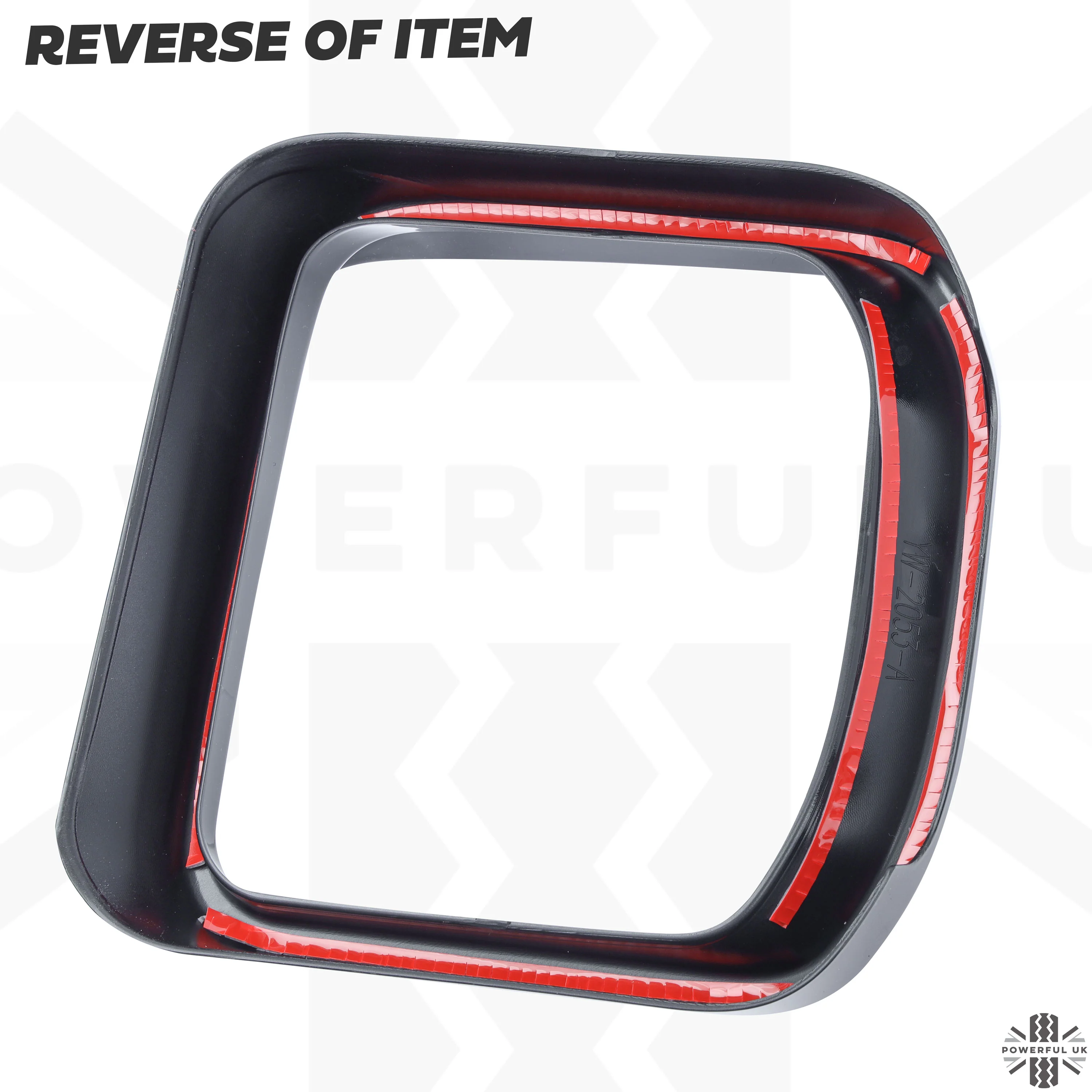 Mirror Trims with Eyebrow in Gloss Black for Land Rover Defender L663 - Image 8