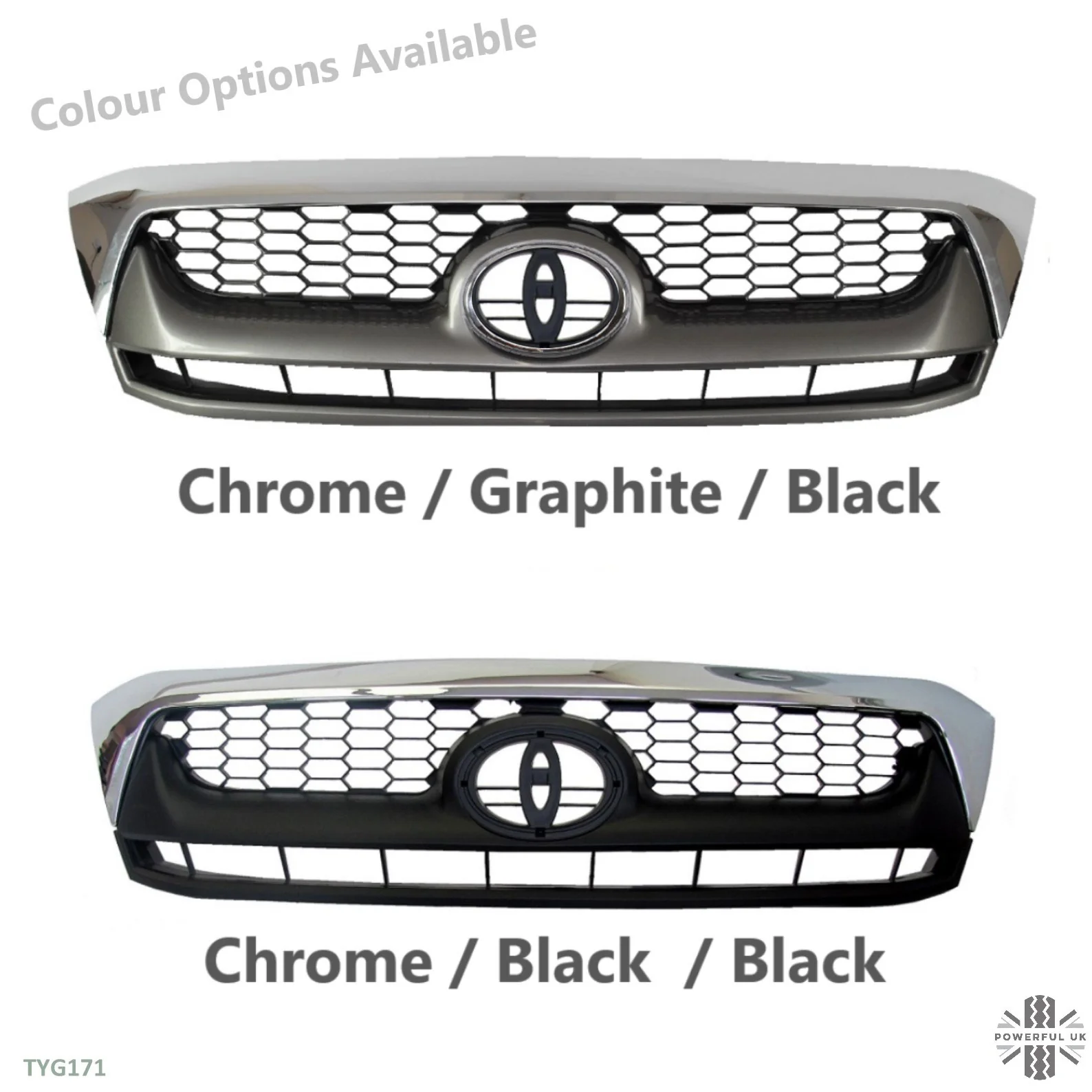 Mk6 Front Grille - Chrome & Black - for Toyota Hilux - Image 5