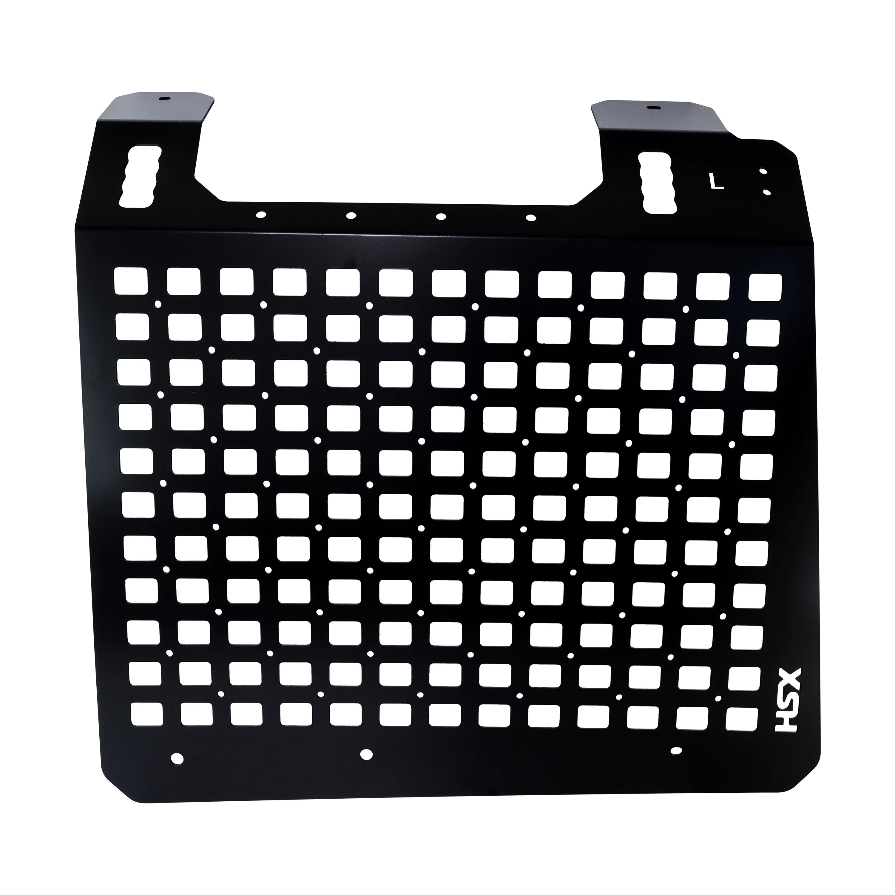 Molle Plate Kit - Black - Grid Design - LH - for Land Rover Defender L663 (90 Model) - Image 7