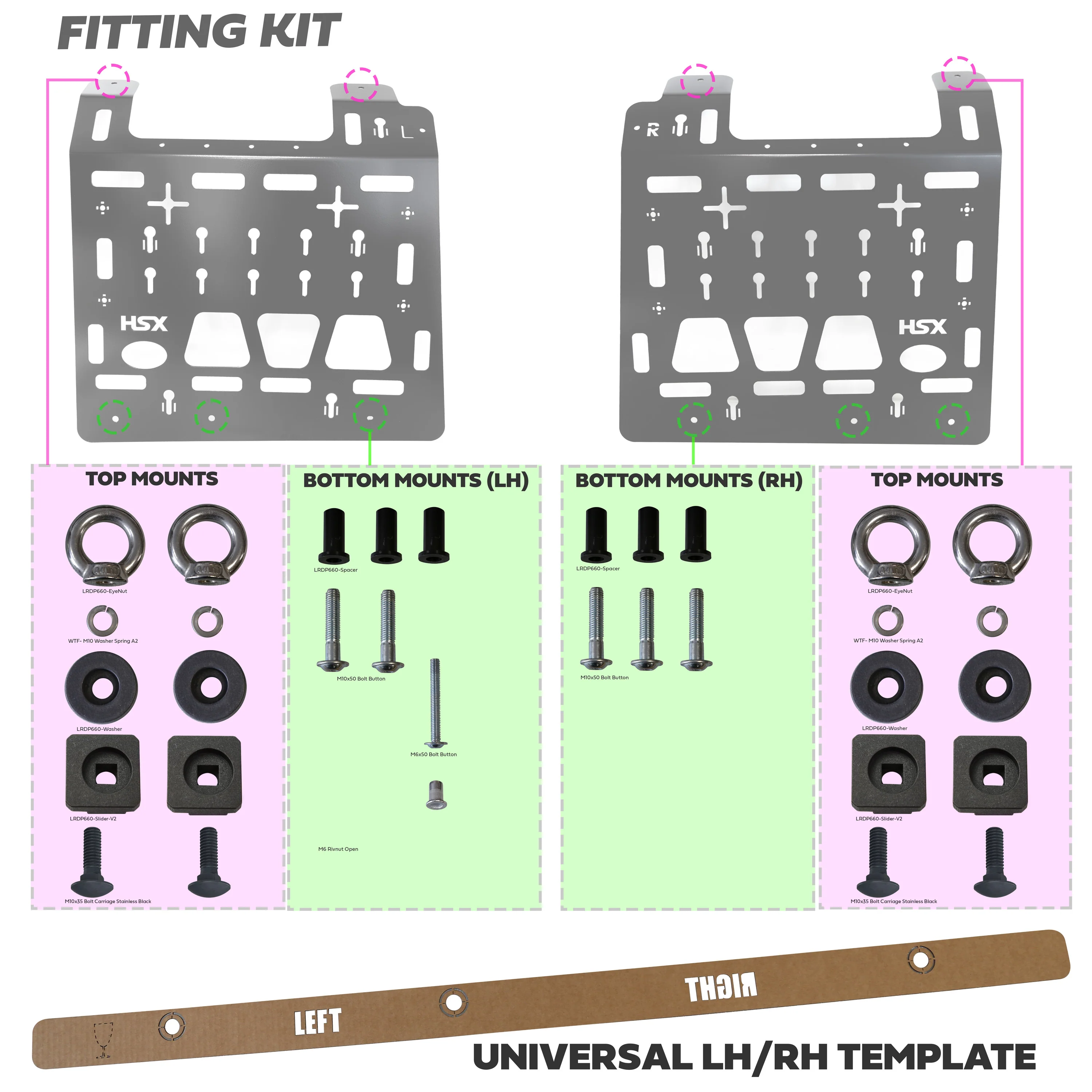 Molle Plate Kit - Mix Design - PAIR - for Land Rover Defender L663 (110 Model ) - Image 7