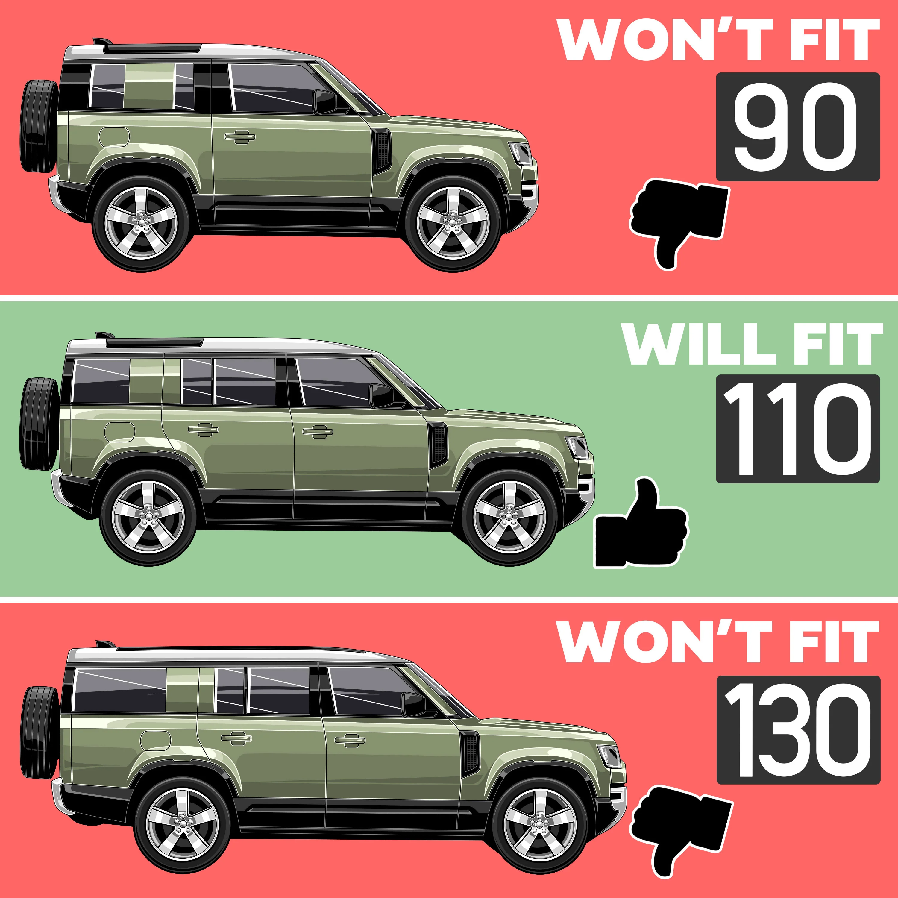 Molle Plate Kit - Grid Design - LH - for Land Rover Defender L663(110) - Image 13