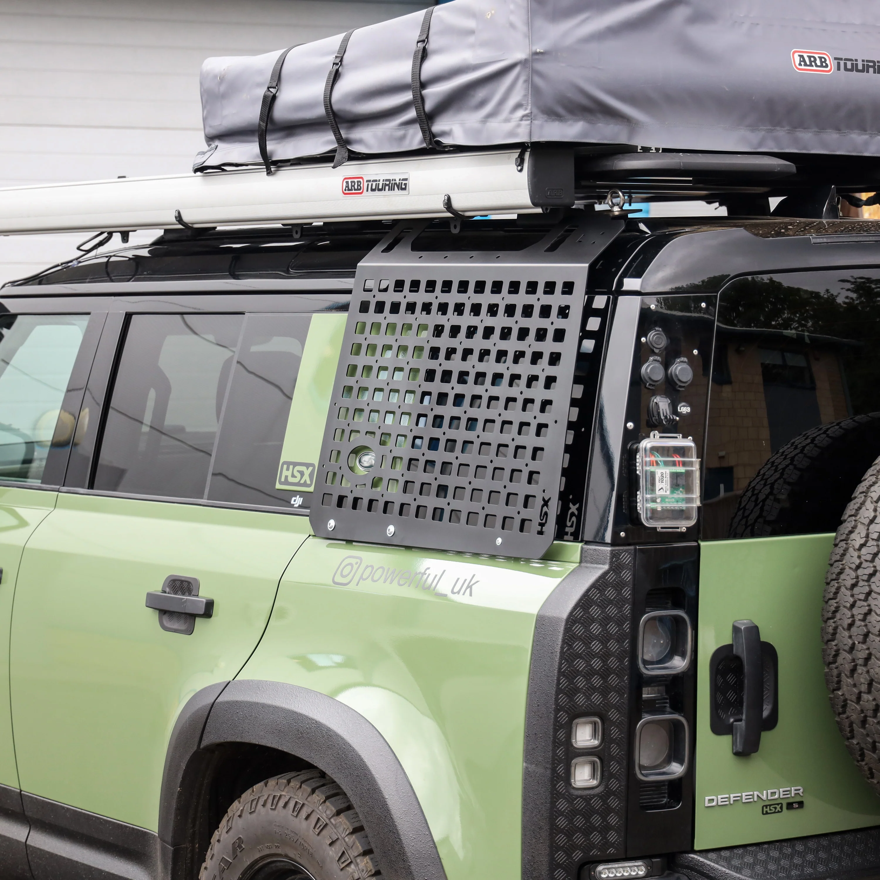 Molle Plate Kit - Grid Design - PAIR - for Land Rover Defender L663(110) - Image 2