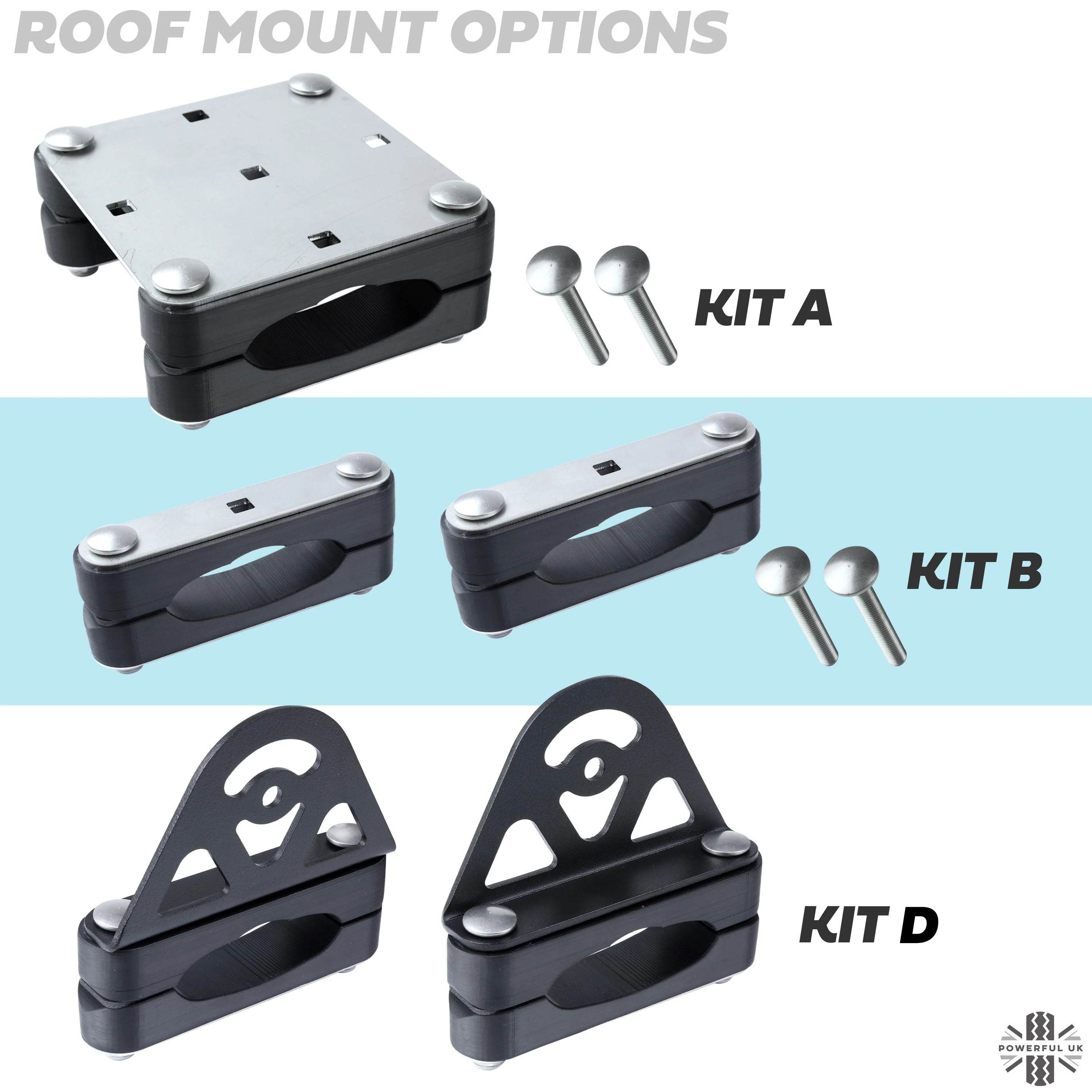 Mount Clamp Kit for the Land Rover Freelander 2 'GENUINE Cross Bars' - Kit A - Stainless Steel Top - Image 7