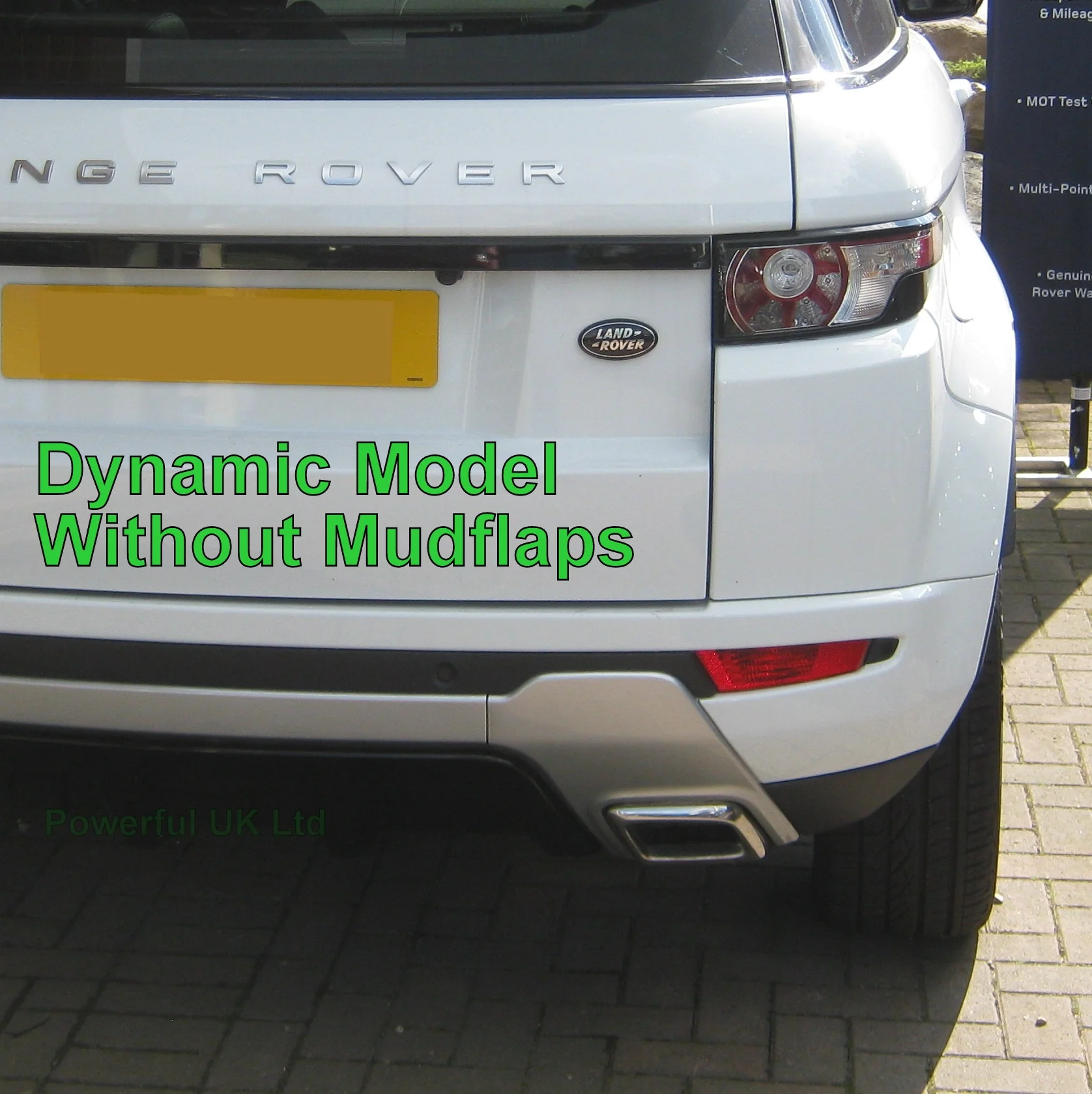 Mudflap Kit for Range Rover Evoque L538 Dynamic - Rear - Aftermarket - Image 7