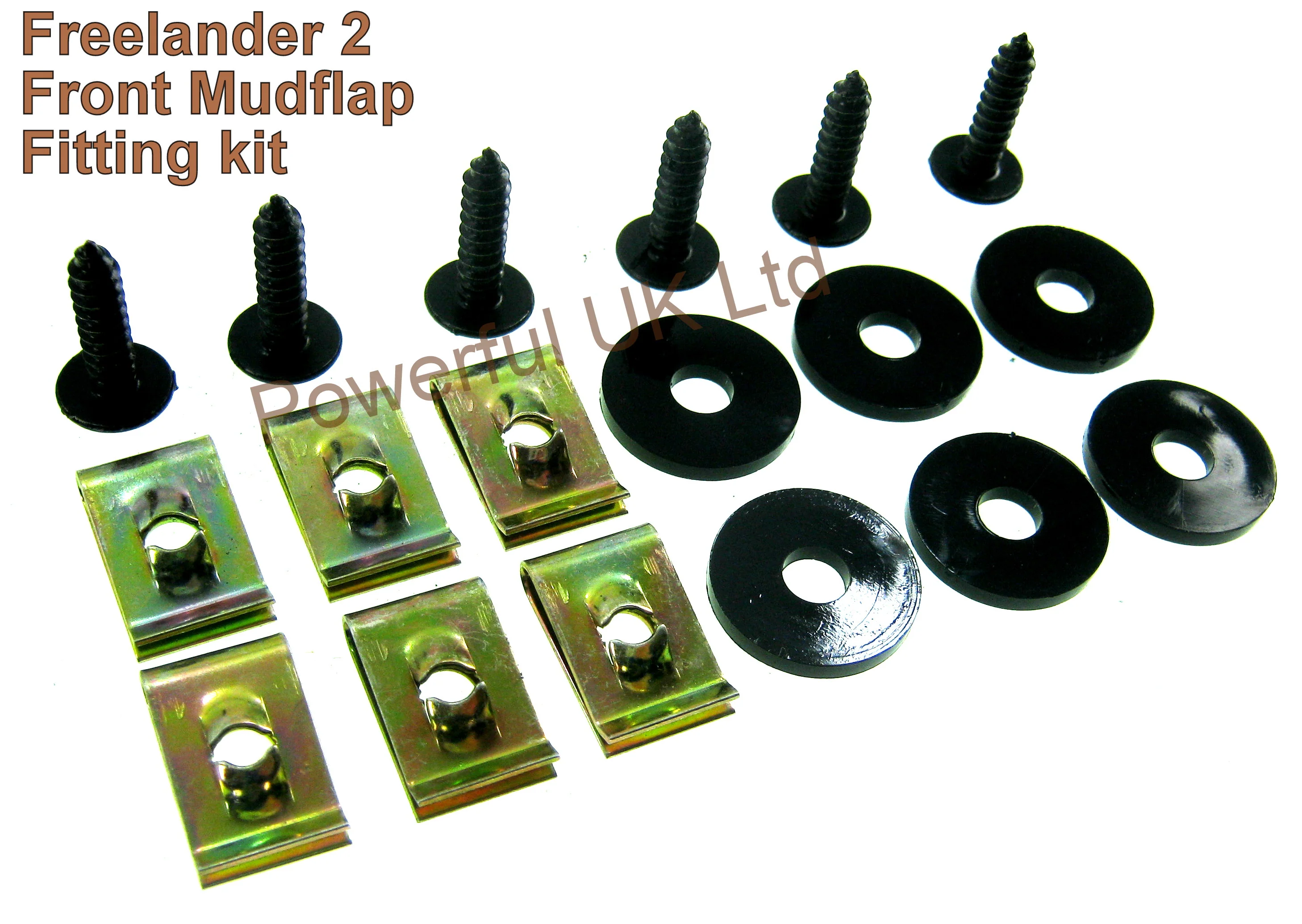 Mudflap kit ( Front ) for Land Rover Freelander 2 without bodykit - Image 5