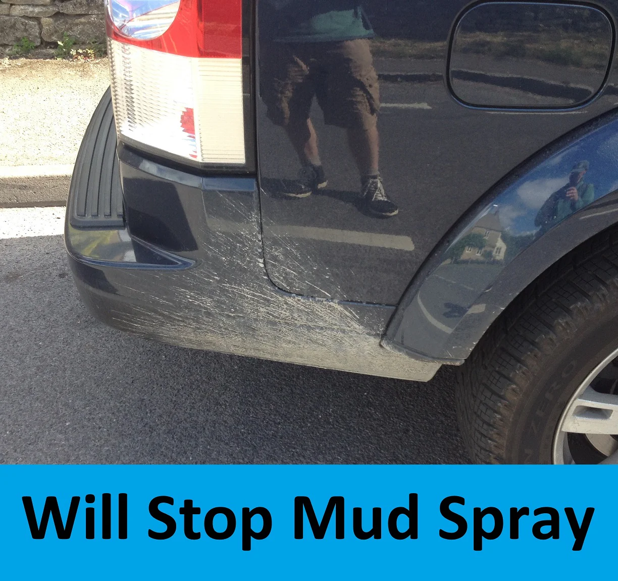 Mudflap kit - Rear - for Land Rover Discovery 4 - Image 4
