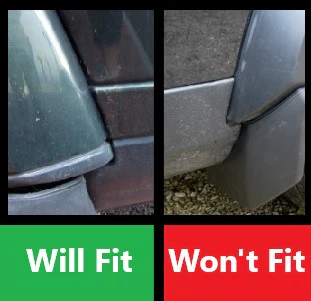 Mudflap kit - Rear - for Land Rover Discovery 4 - Image 5
