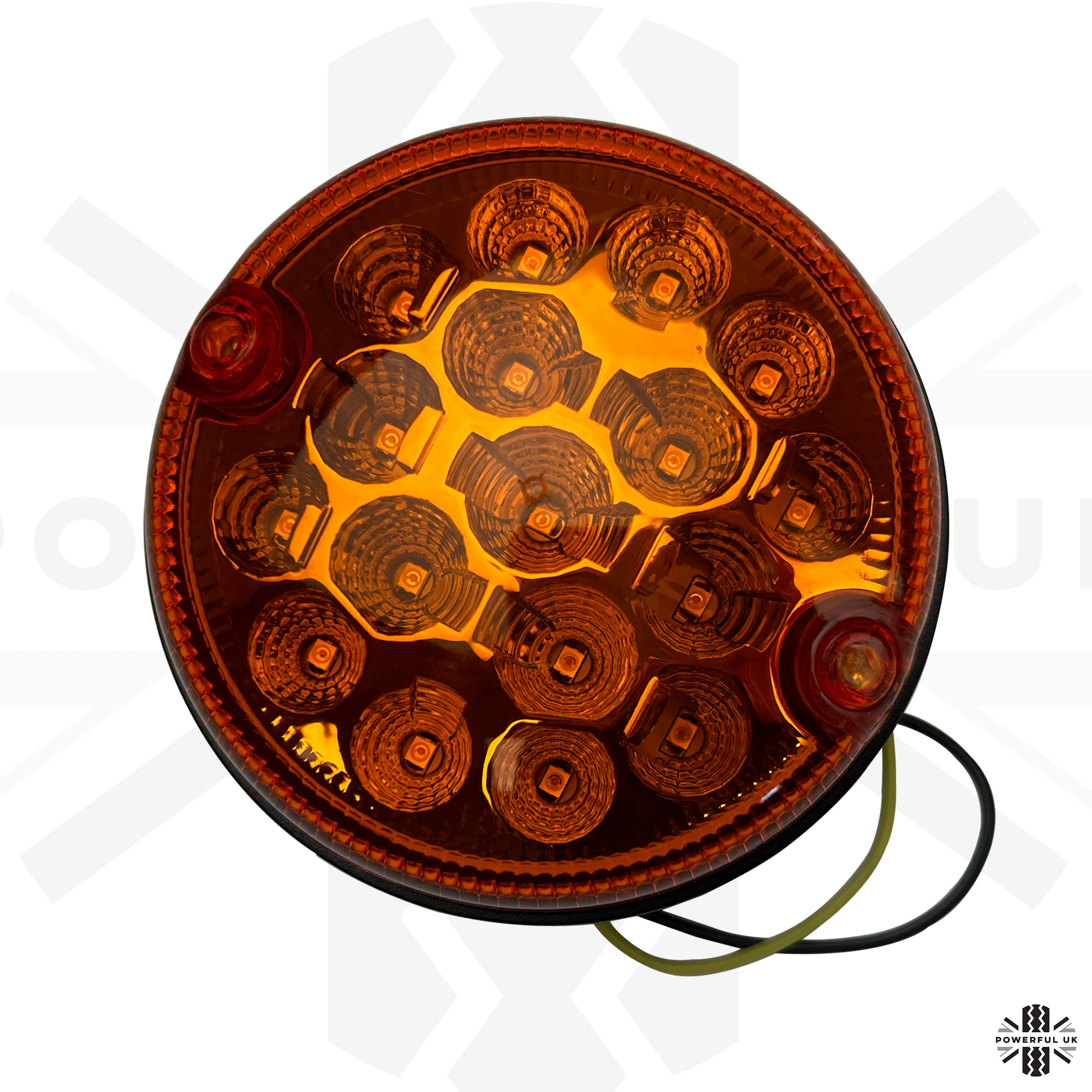 NAS Style LED Orange Indicators for Land Rover Defender - Pair - Image 2